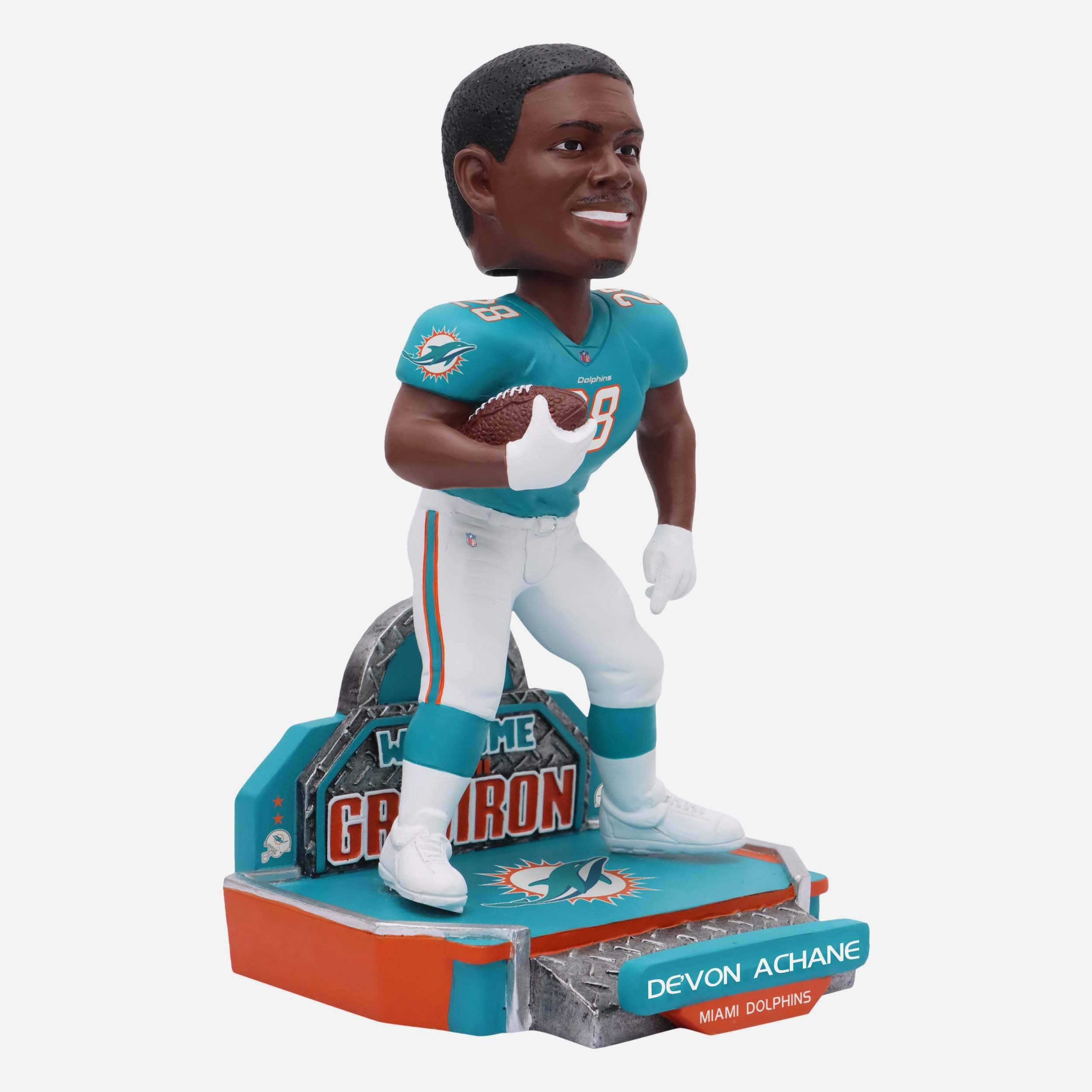 De'Von Achane Miami Dolphins NFL 2023 Rookie Series Bobblehead - Image 4