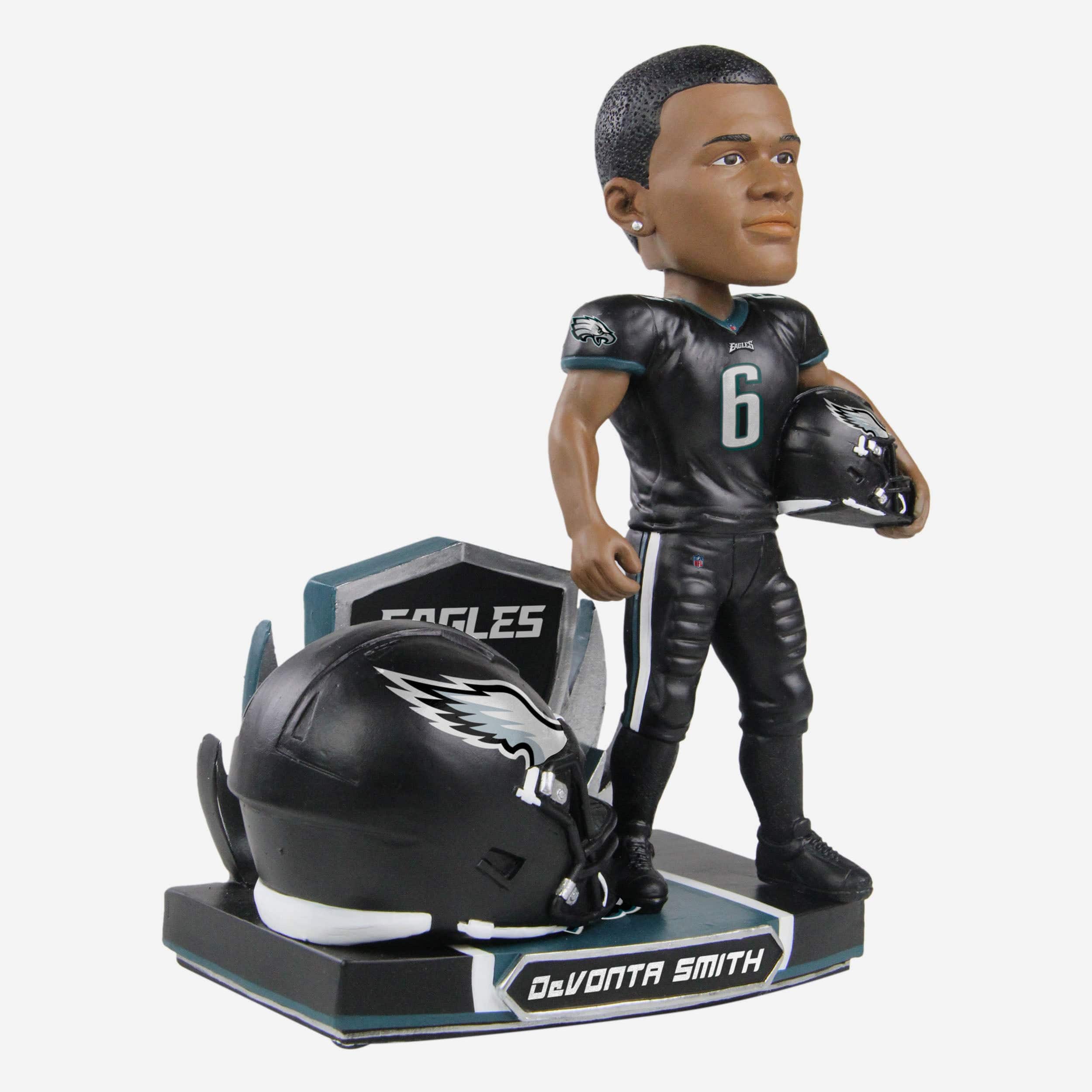 Devonta Smith Philadelphia Eagles 2022 Alternate Helmet Bobblehead - Image 4