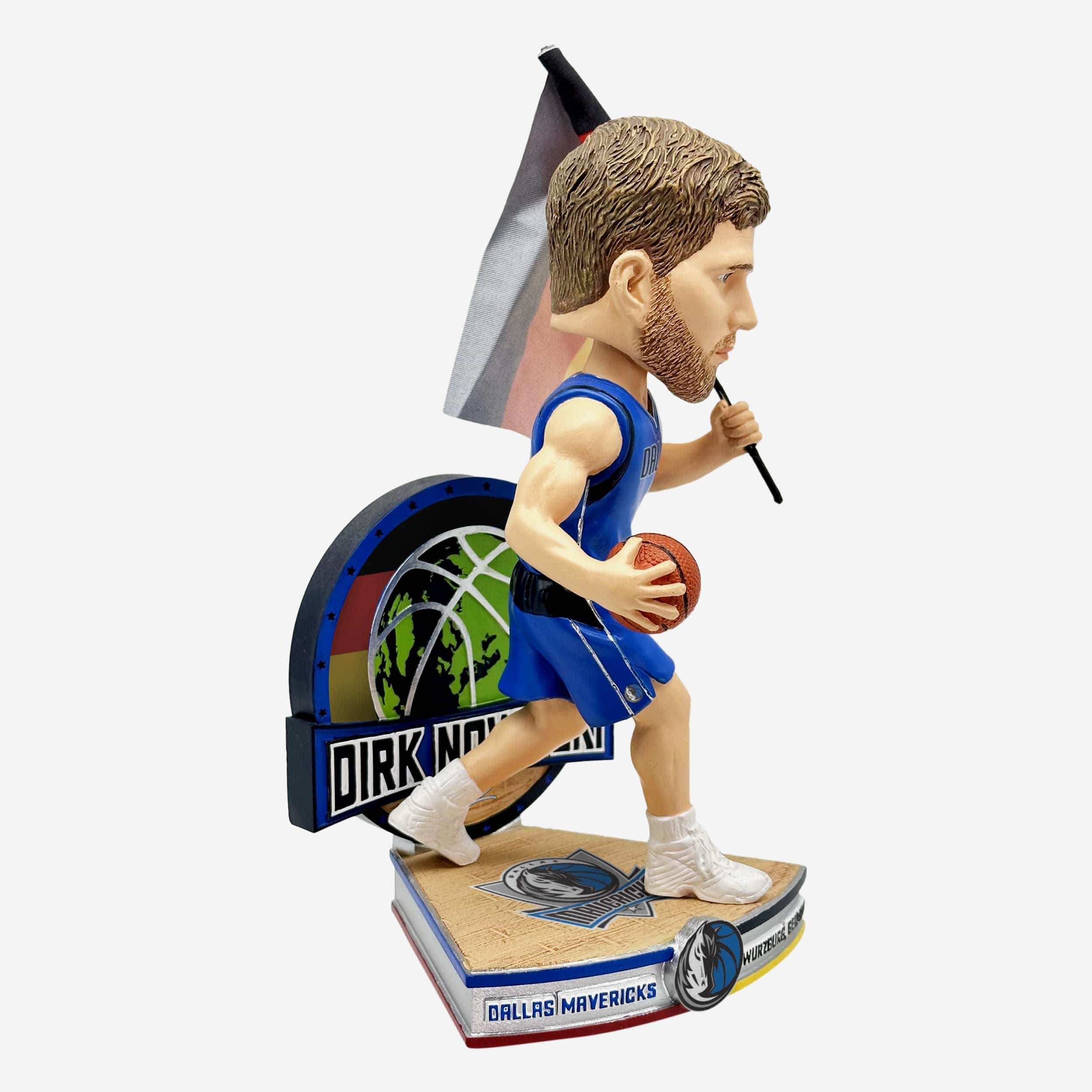 Dirk Nowitzki Dallas Mavericks German National Flag International Collection Bobblehead - Image 4