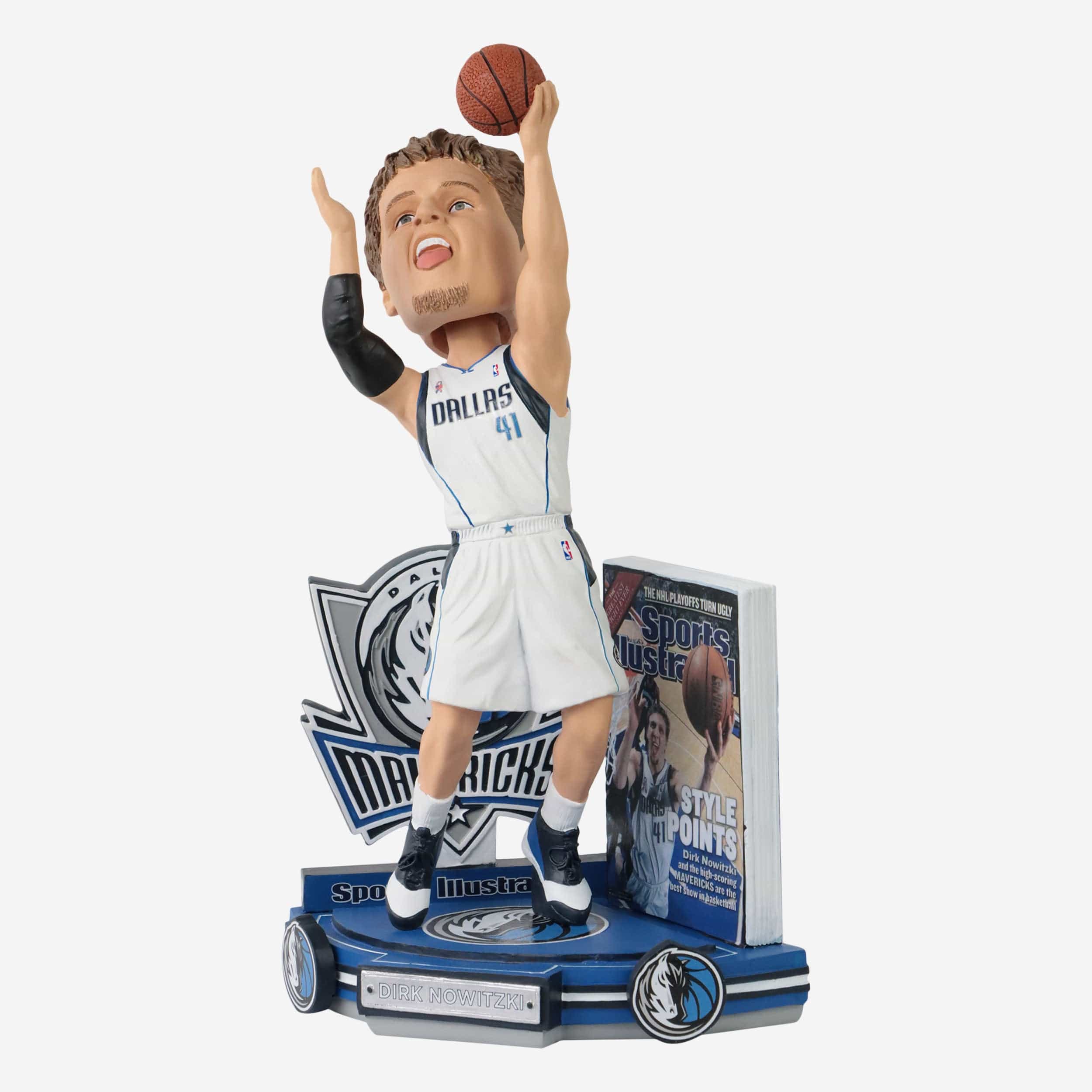 Dirk Nowitzki Dallas Mavericks Sports Illustrated Cover Bobblehead - Image 5