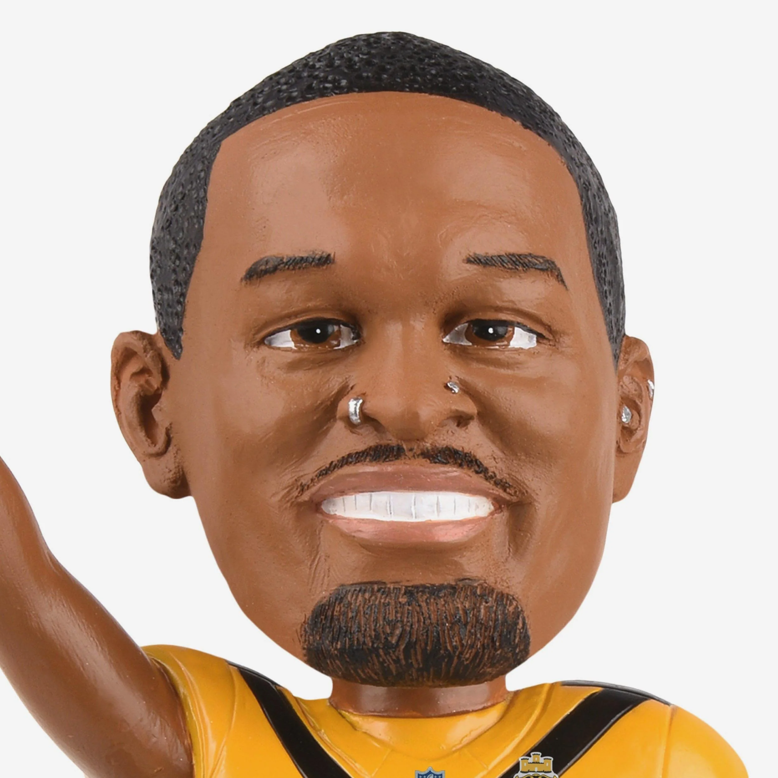 DK Metcalf Pittsburgh Steelers Alternate Uniform Bobblehead - Image 2