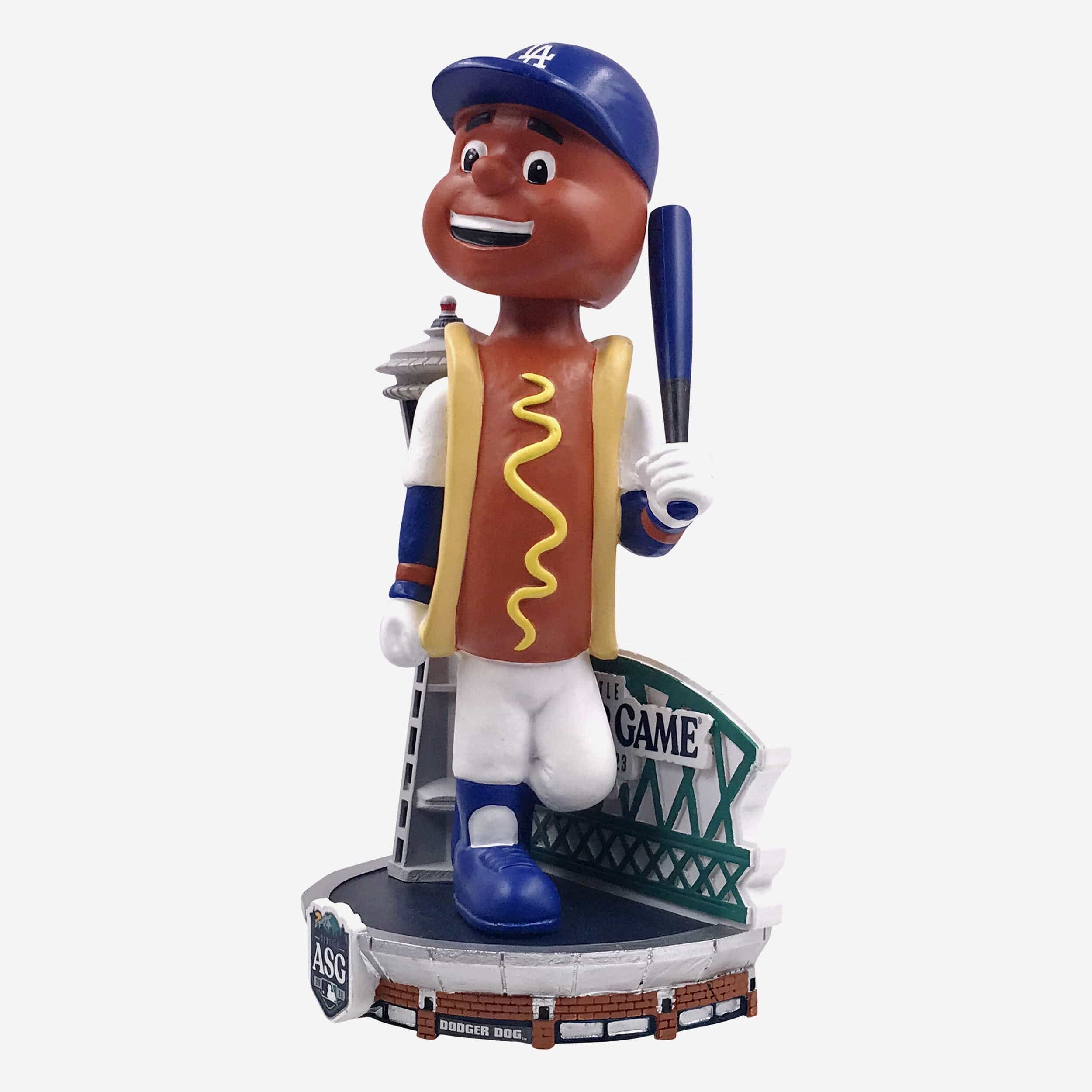 Dodger Dog Los Angeles Dodgers 2023 All-Star Bobbles on Parade Mascot Bobblehead - Image 4