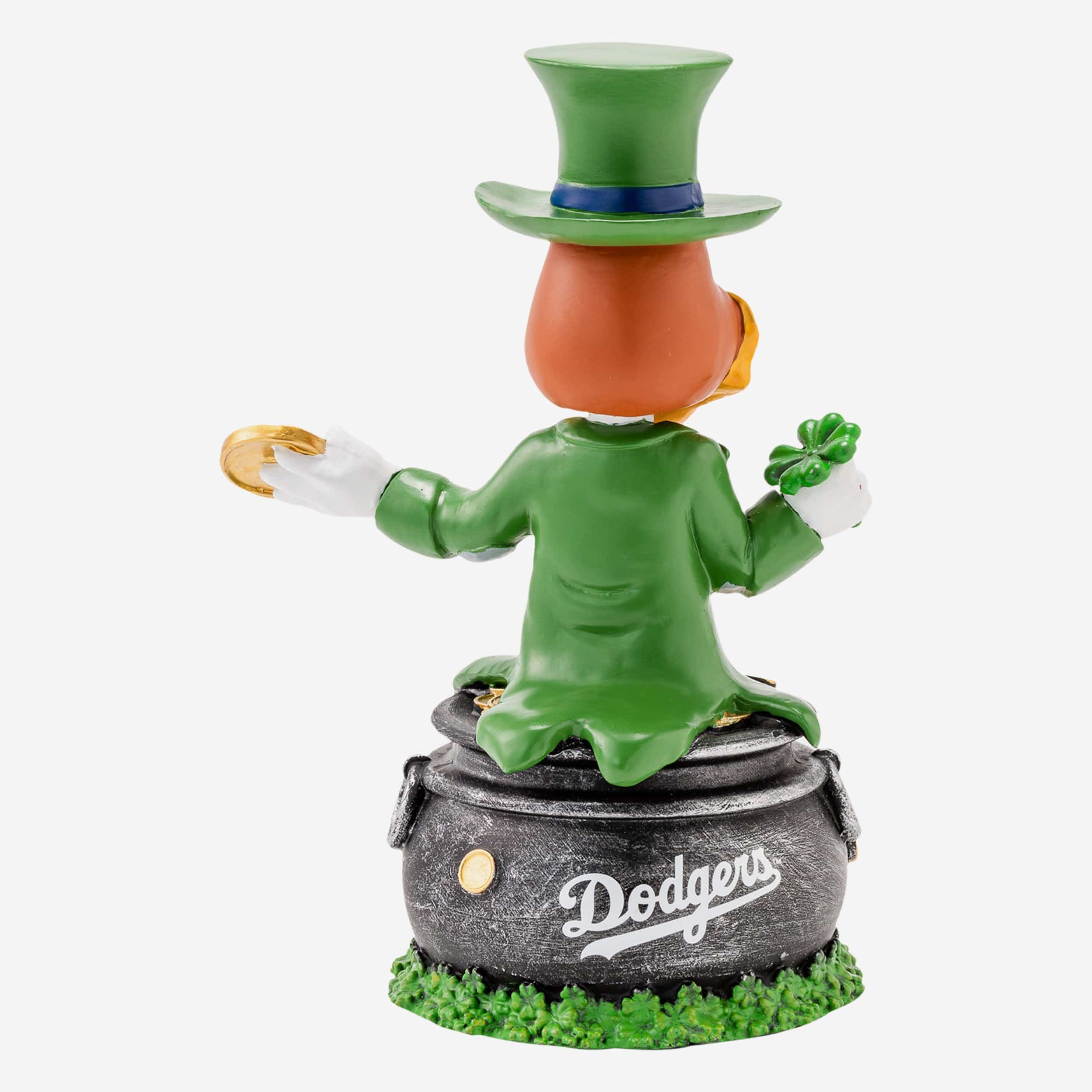 Dodger Dog Los Angeles Dodgers Dodgers Saint Patricks Day Mascot Bobblehead - Image 5