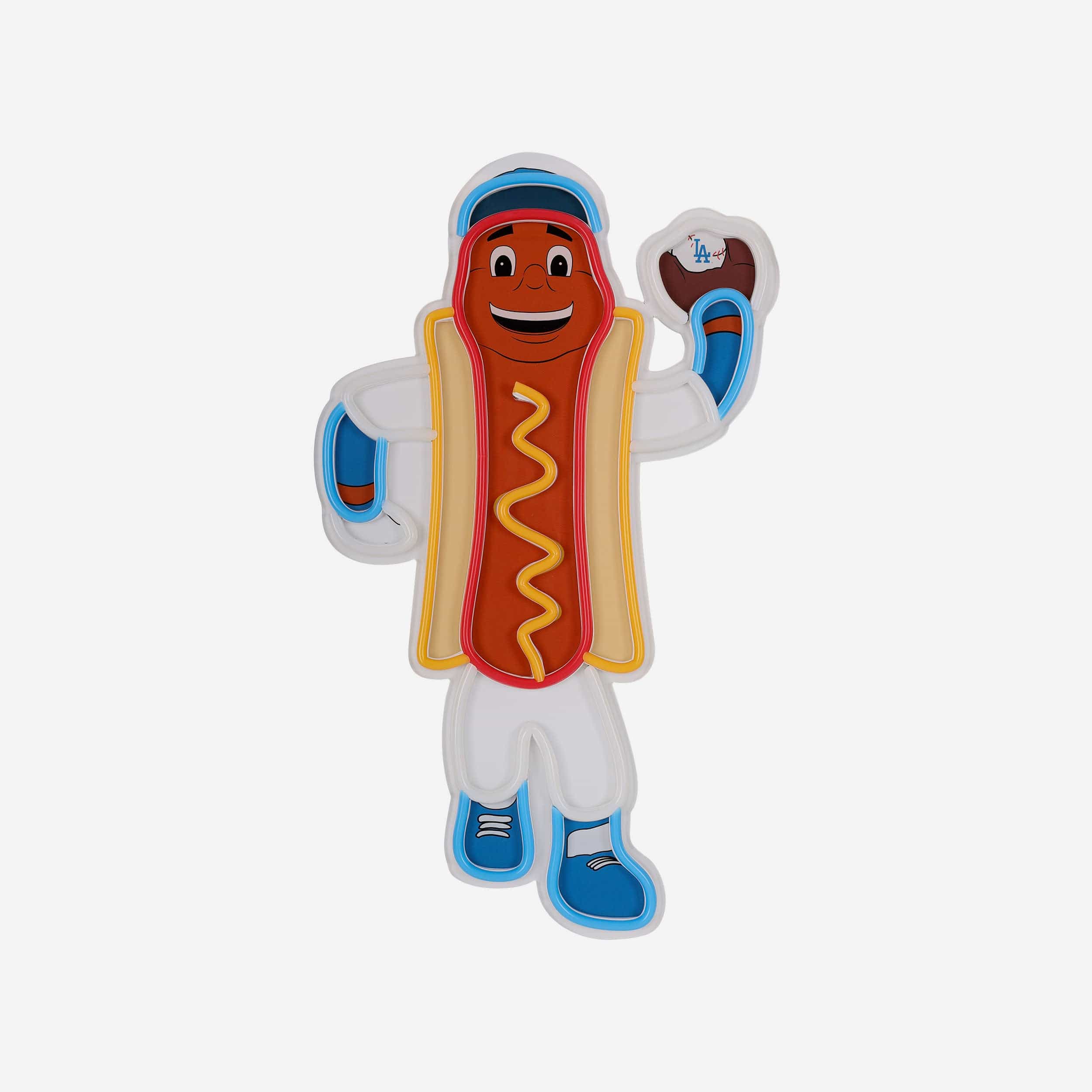 Dodger Dog Los Angeles Dodgers LED Neon Light Up Mascot Sign