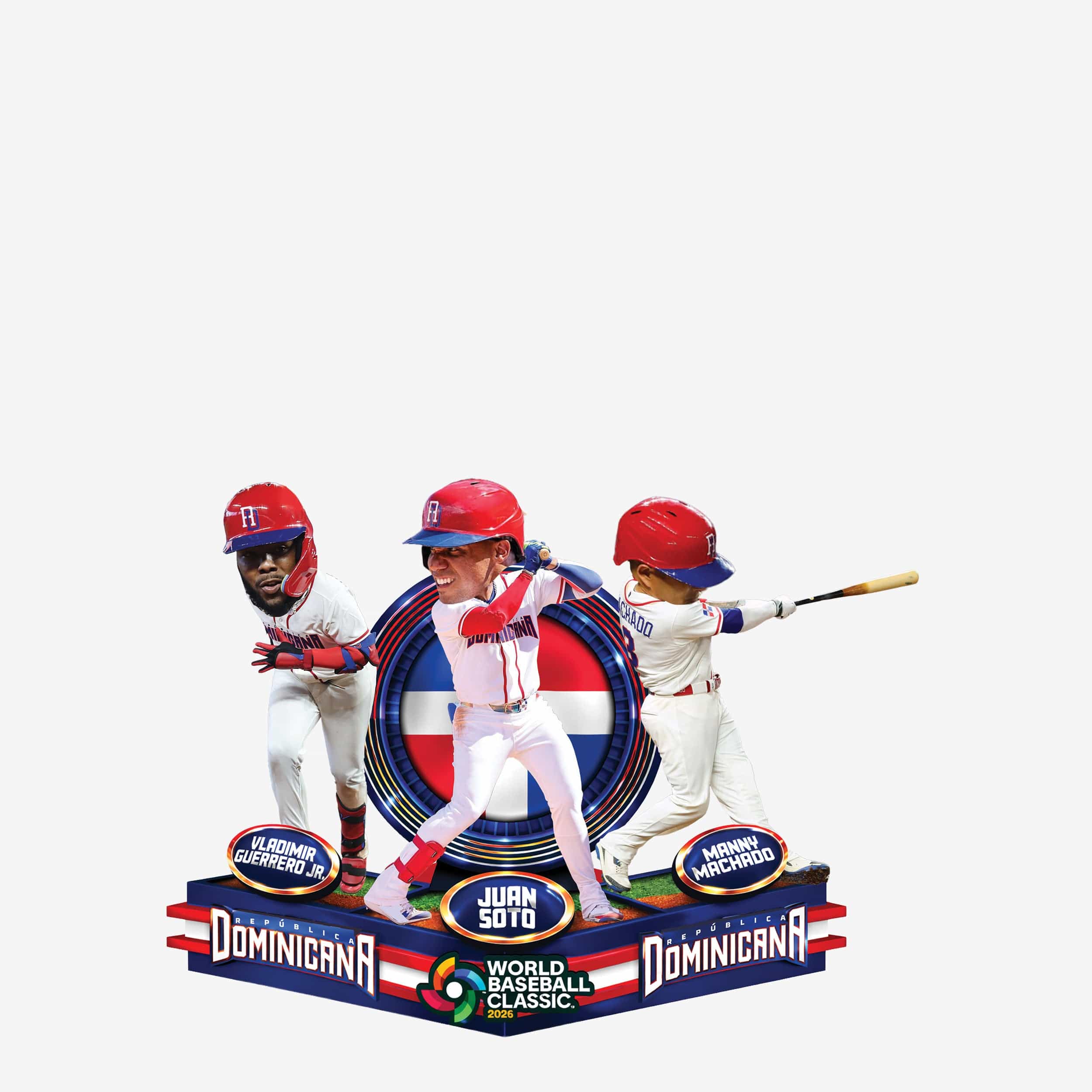 Dominican Republic 2026 World Baseball Classic Triple Bobblehead