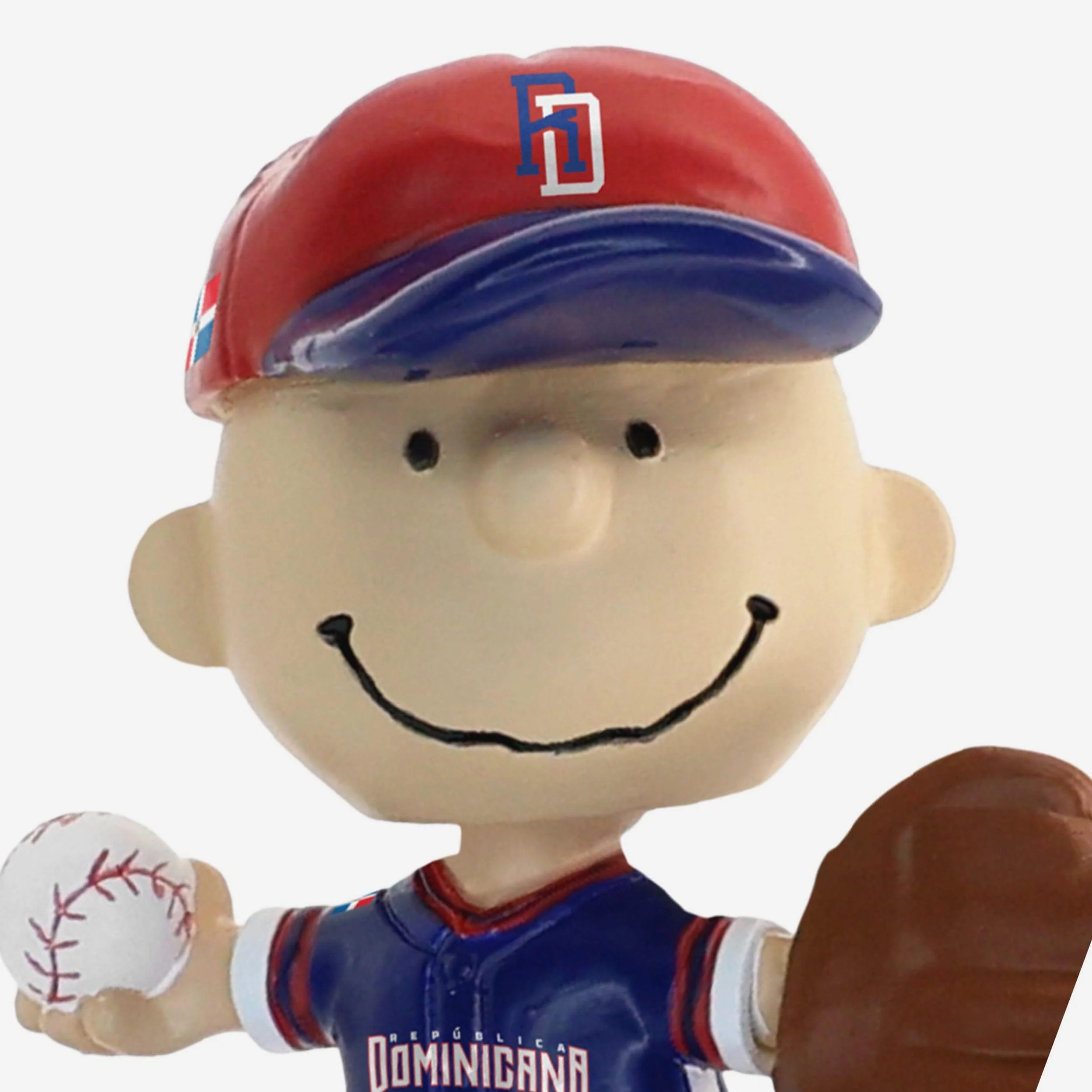 Dominican Republic Charlie Brown Peanuts 2026 World Baseball Classic Bobblehead - Image 2