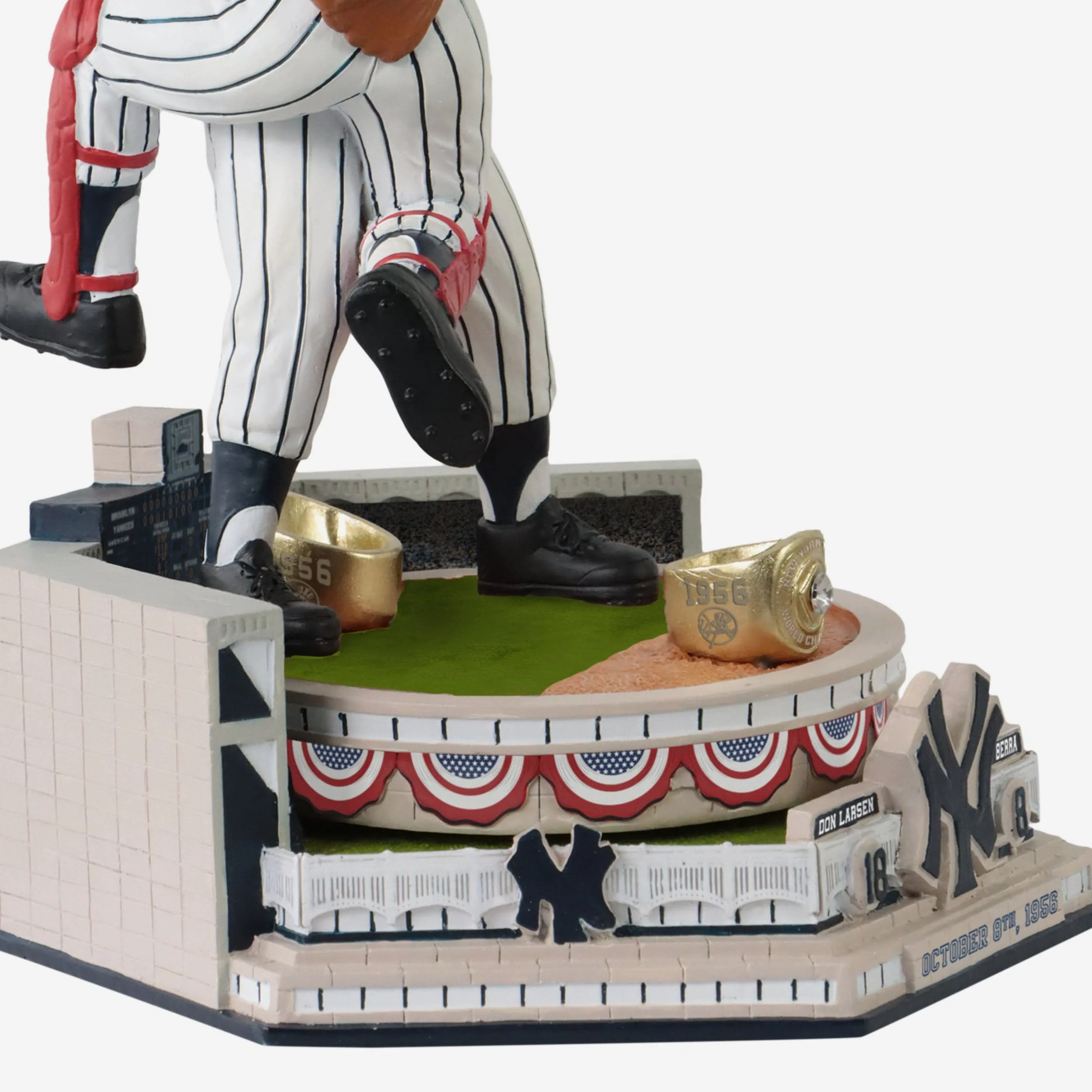 Don Larsen & Yogi Berra New York Yankees Perfect Game Dual Spinner Bobblehead - Image 4