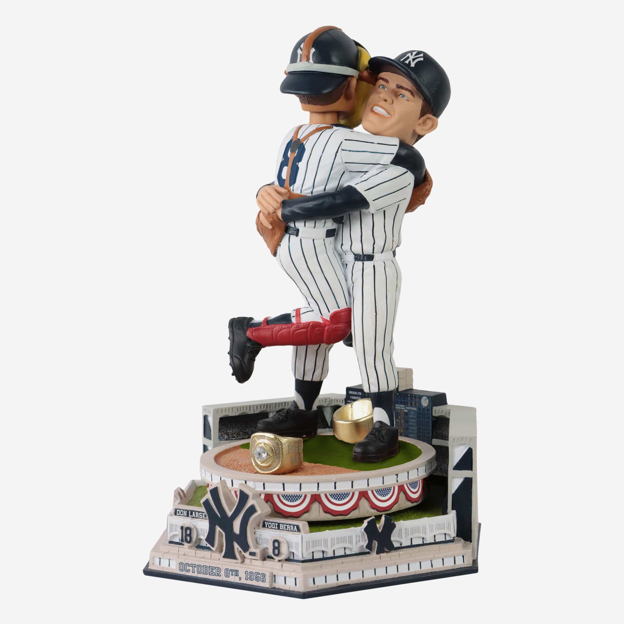 Don Larsen & Yogi Berra New York Yankees Perfect Game Dual Spinner Bobblehead - Image 5