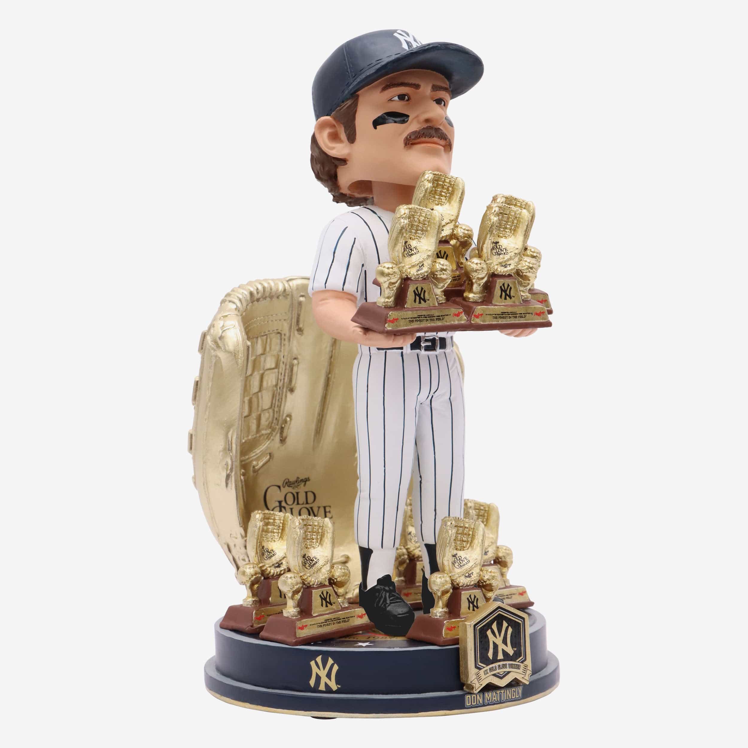 Don Mattingly New York Yankees 9X Gold Glove Award Bobblehead - Image 4