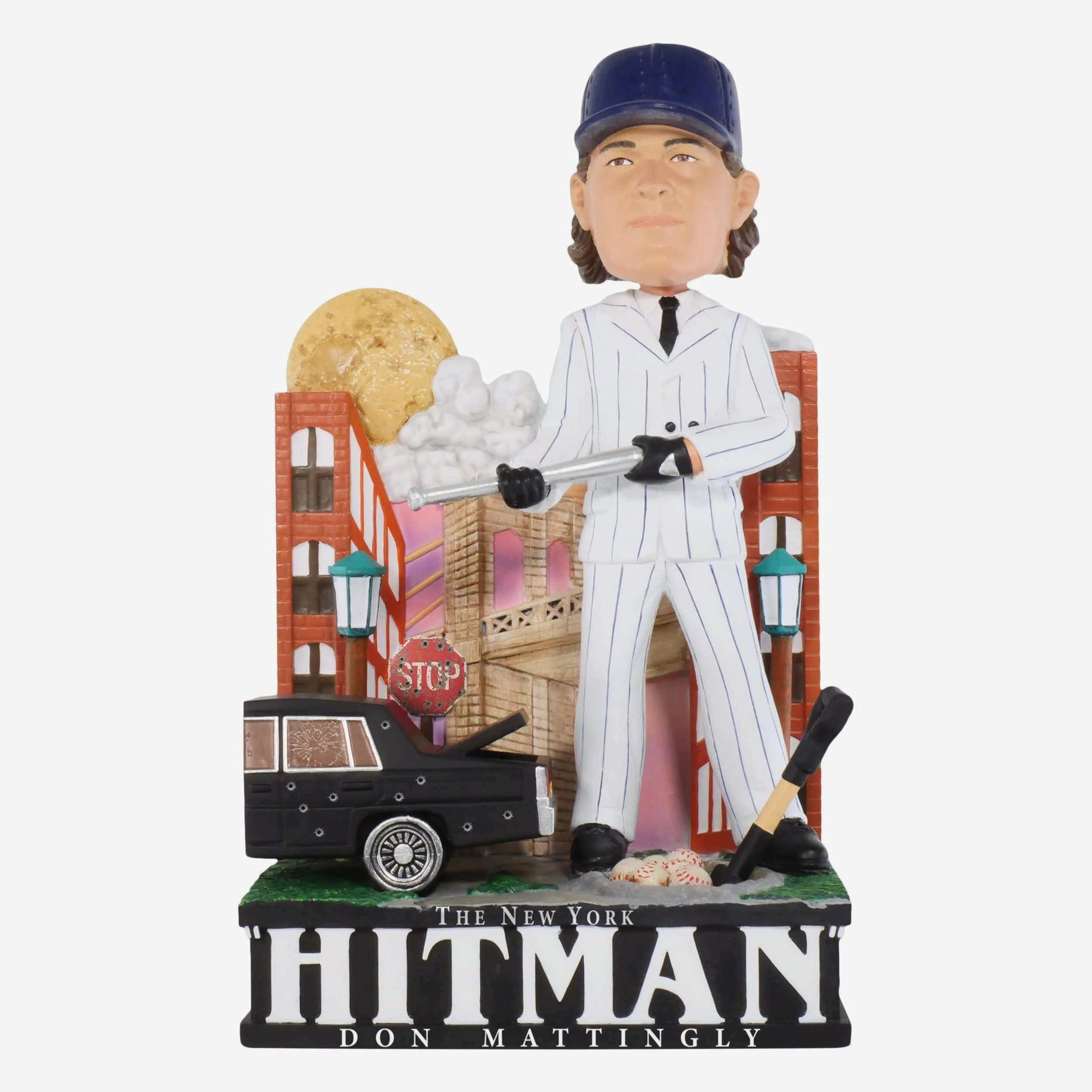 Don Mattingly The Hitman Nickname Bobblehead