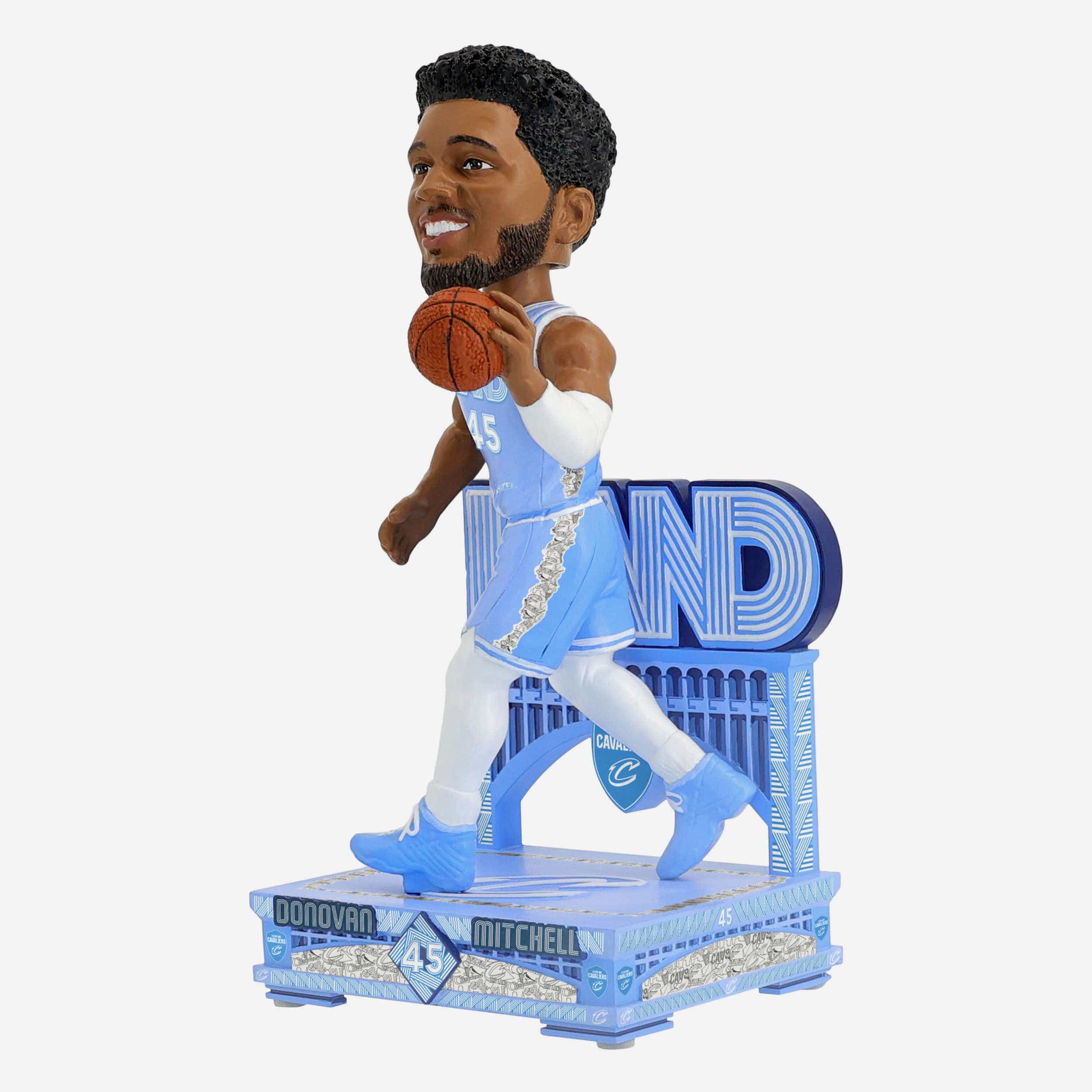 Donovan Mitchell Cleveland Cavaliers 2025 City Jersey Bobblehead - Image 4