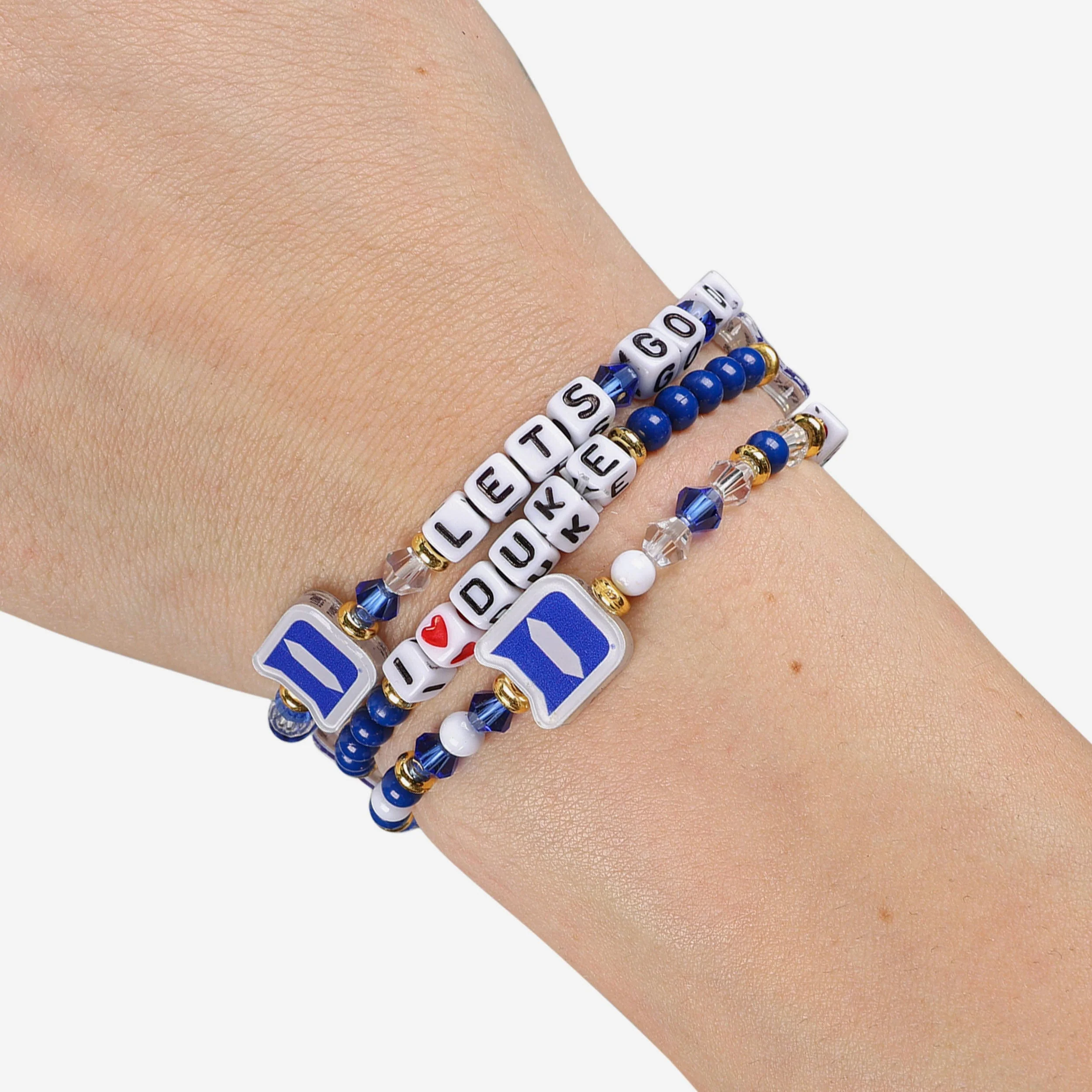 Duke Blue Devils 3 Pack Friendship Bracelet - Image 4
