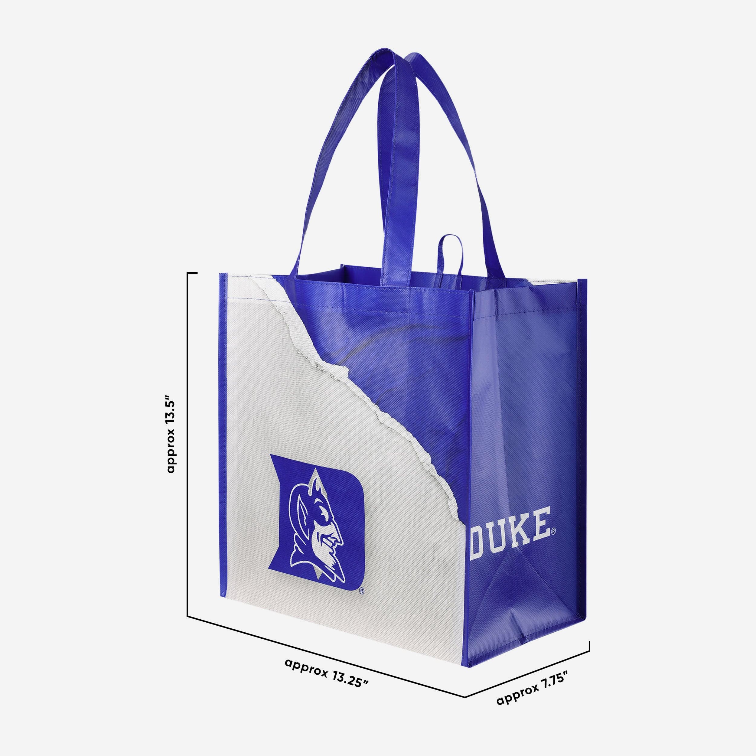 Duke Blue Devils 4 Pack Reusable Shopping Bag - Image 3