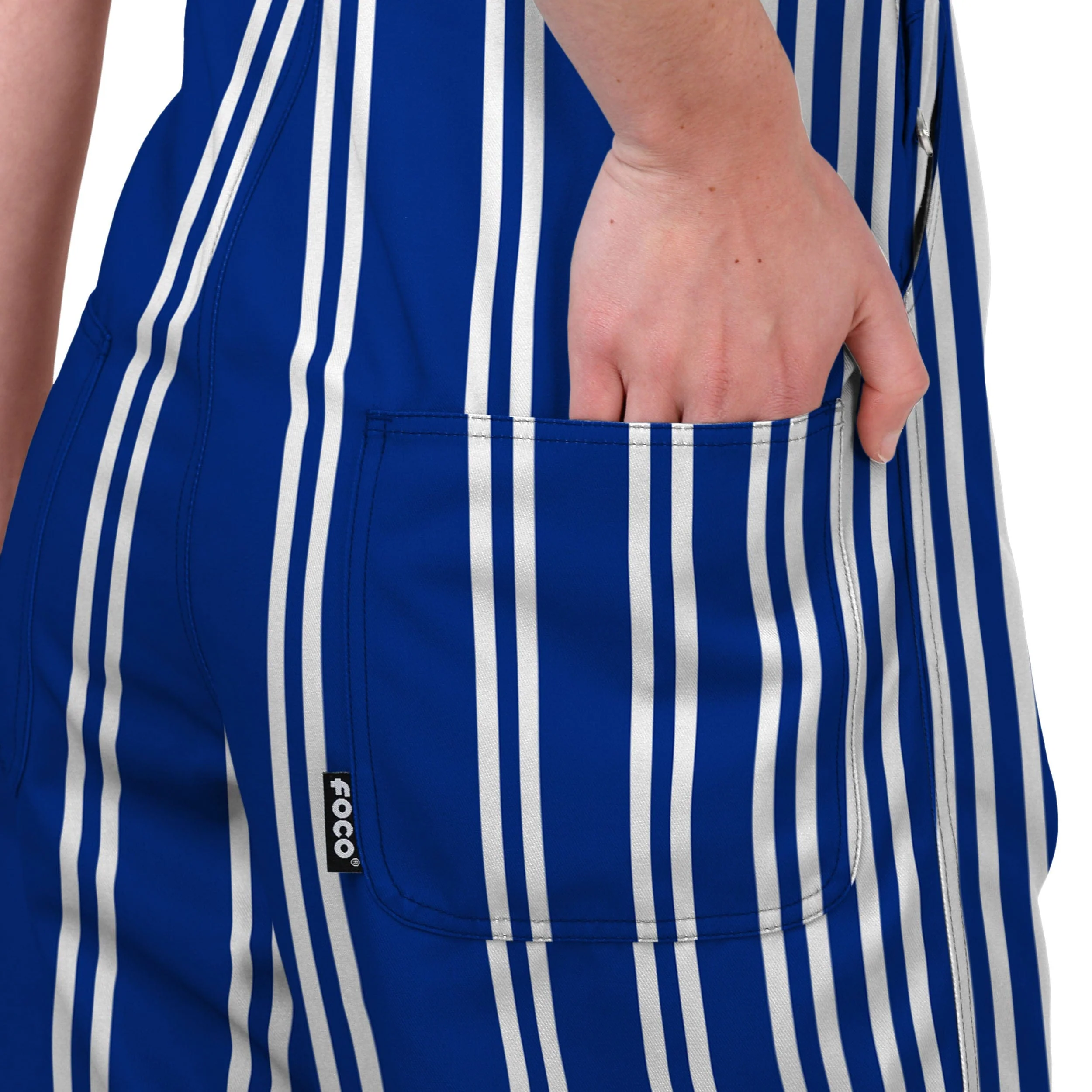 Duke Blue Devils Womens Sideline Spirit Bib Overalls - Image 5