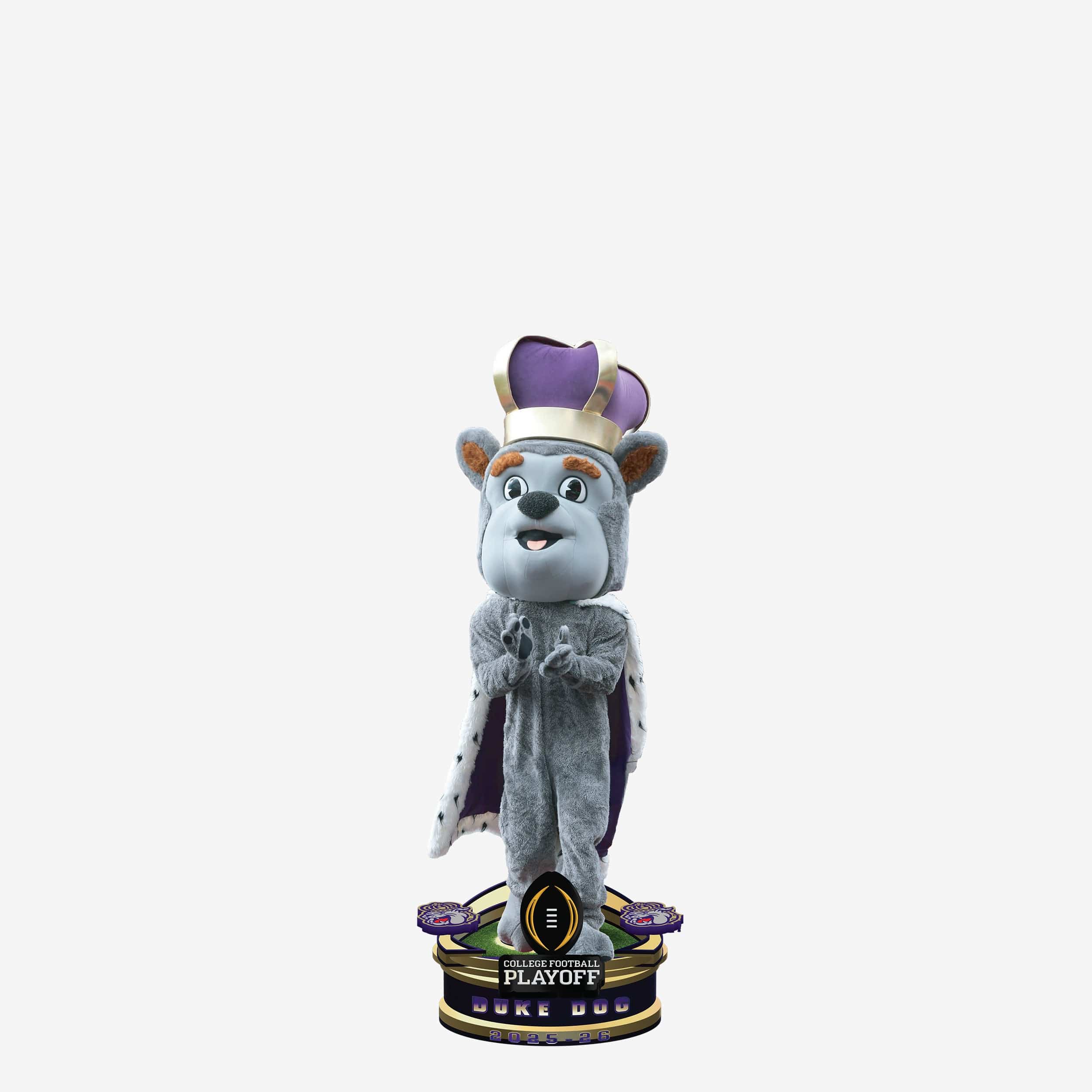 Duke Dog James Madison Dukes 2025 College Football Playoff Mascot Mini Bighead Bobblehead