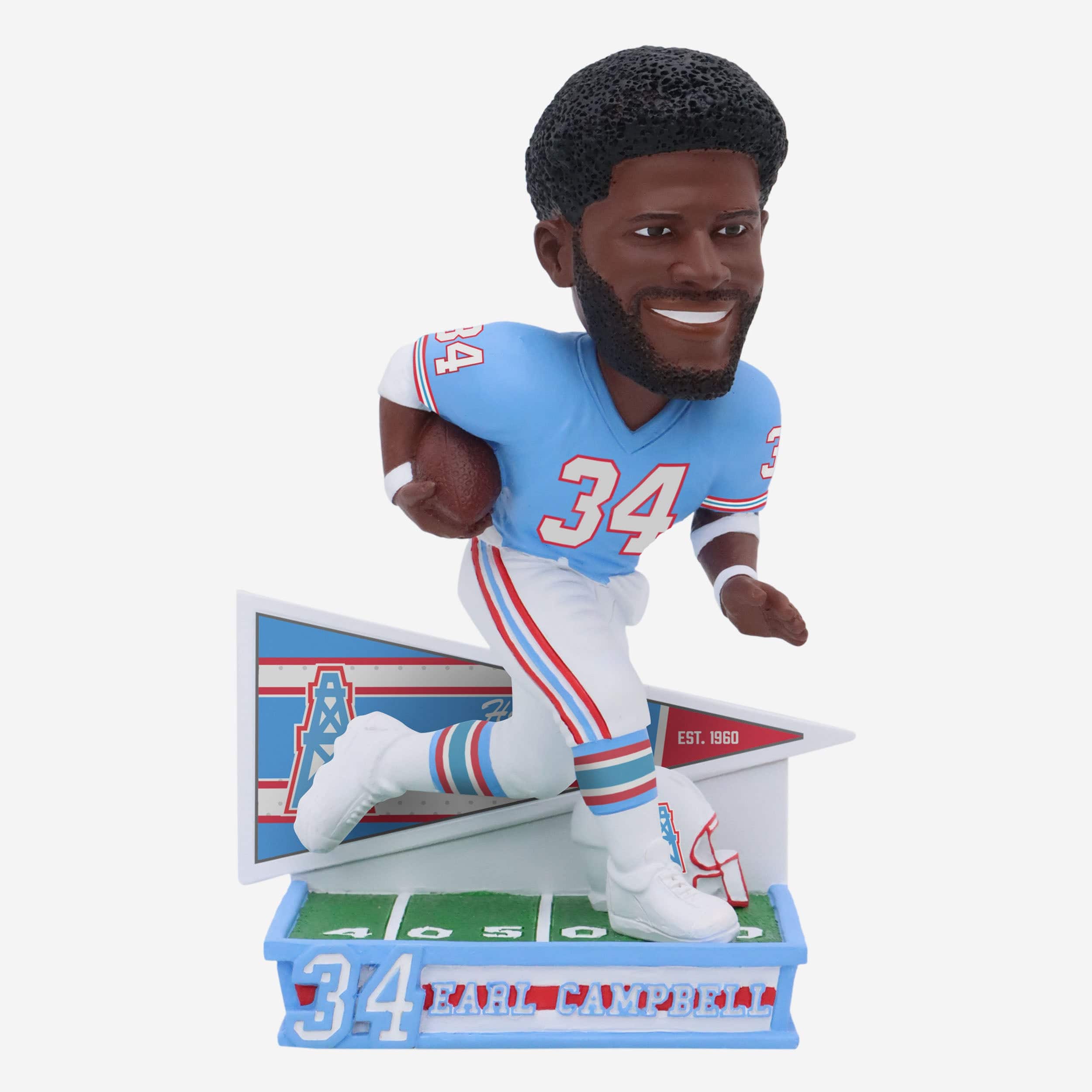 Earl Campbell Houston Oilers Retro Uniform Bobblehead