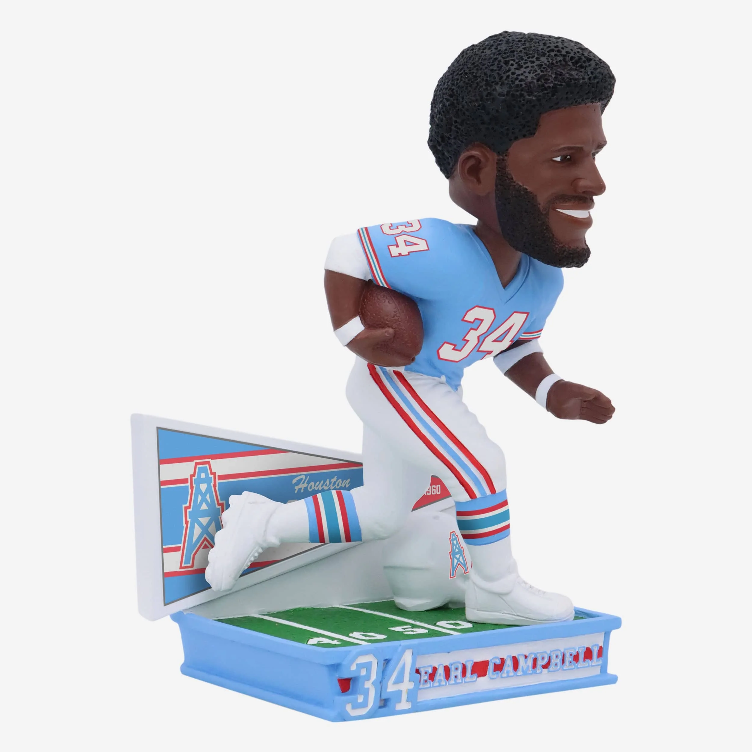 Earl Campbell Houston Oilers Retro Uniform Bobblehead - Image 4