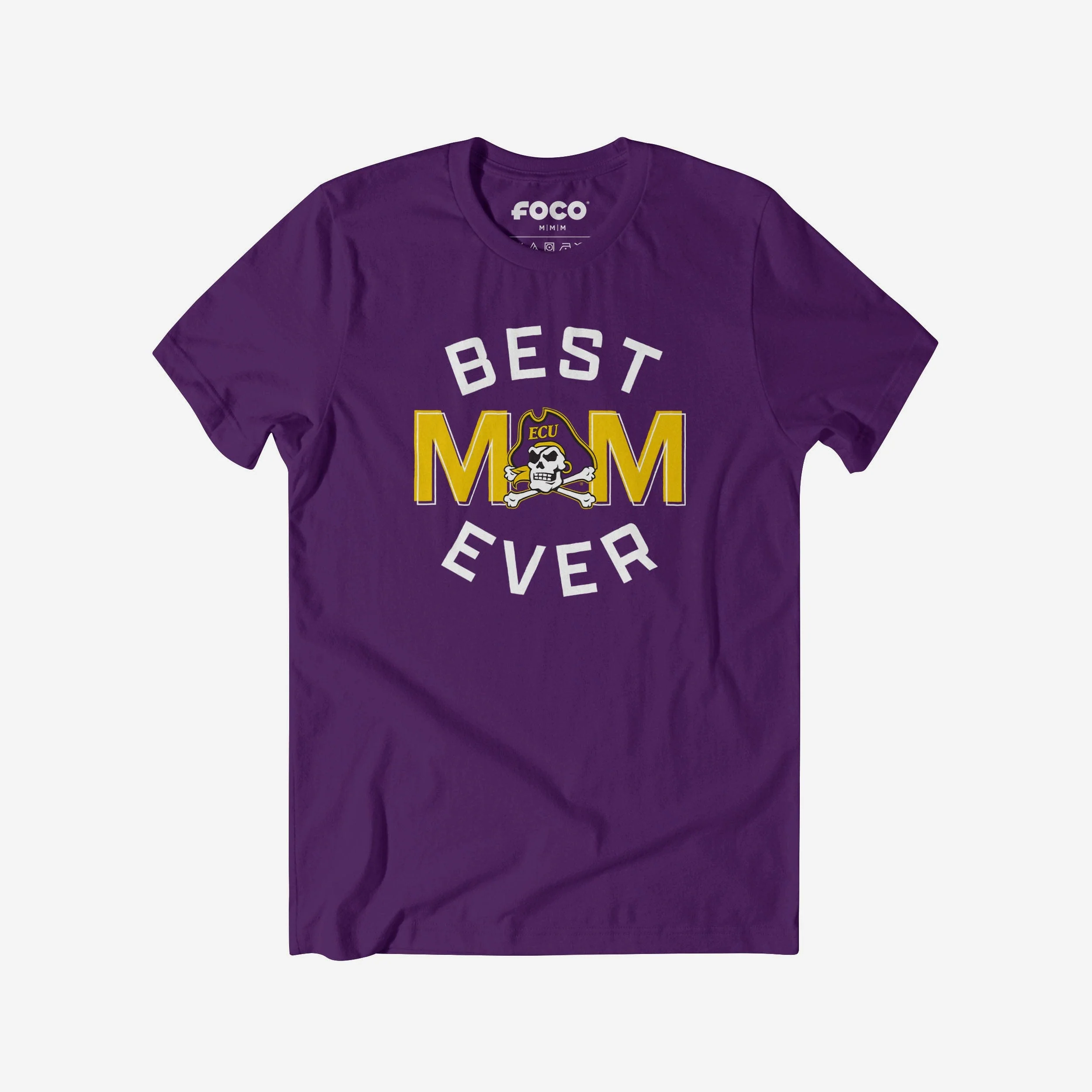 East Carolina Pirates Best Mom Ever Arched T-Shirt