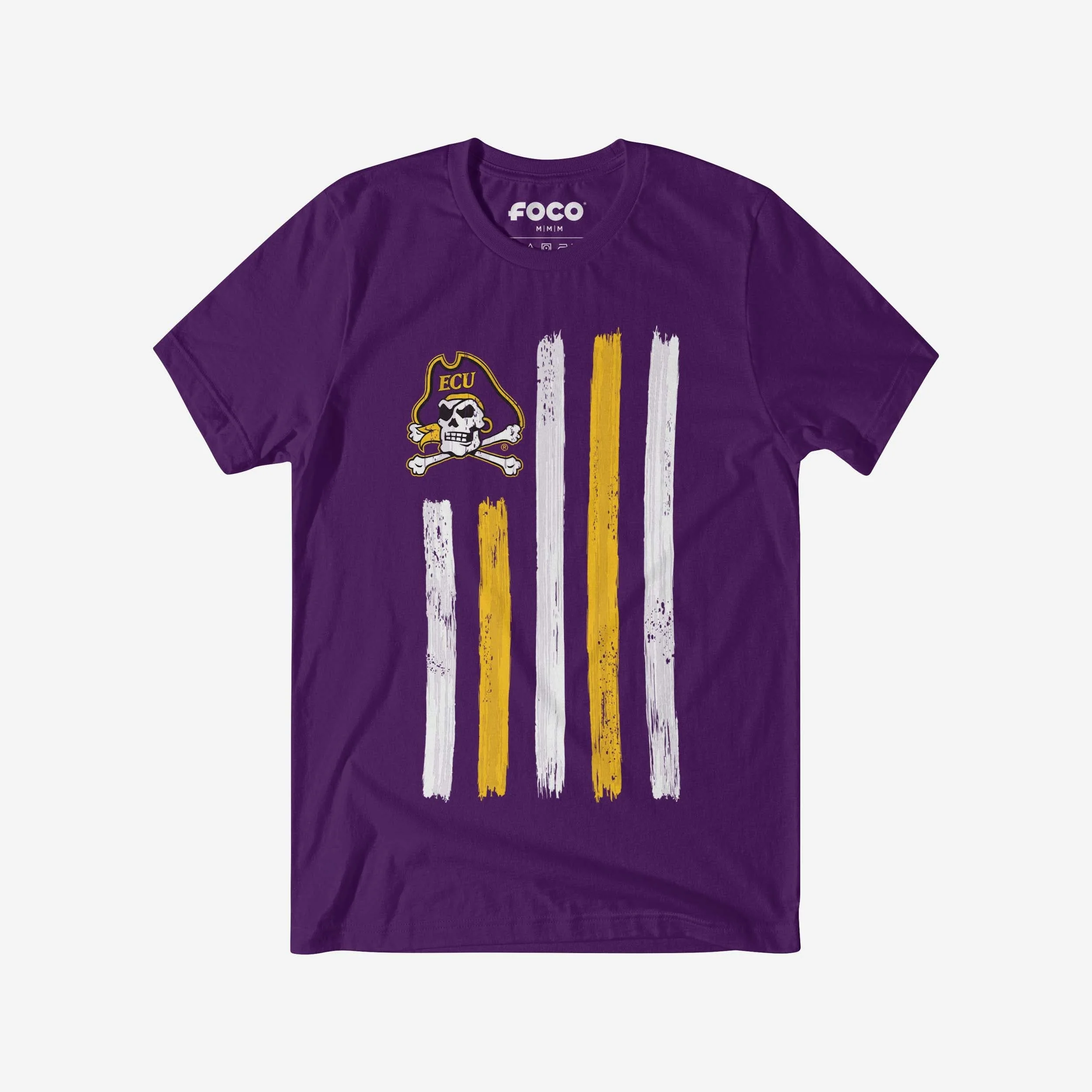 East Carolina Pirates Brushstroke Flag T-Shirt
