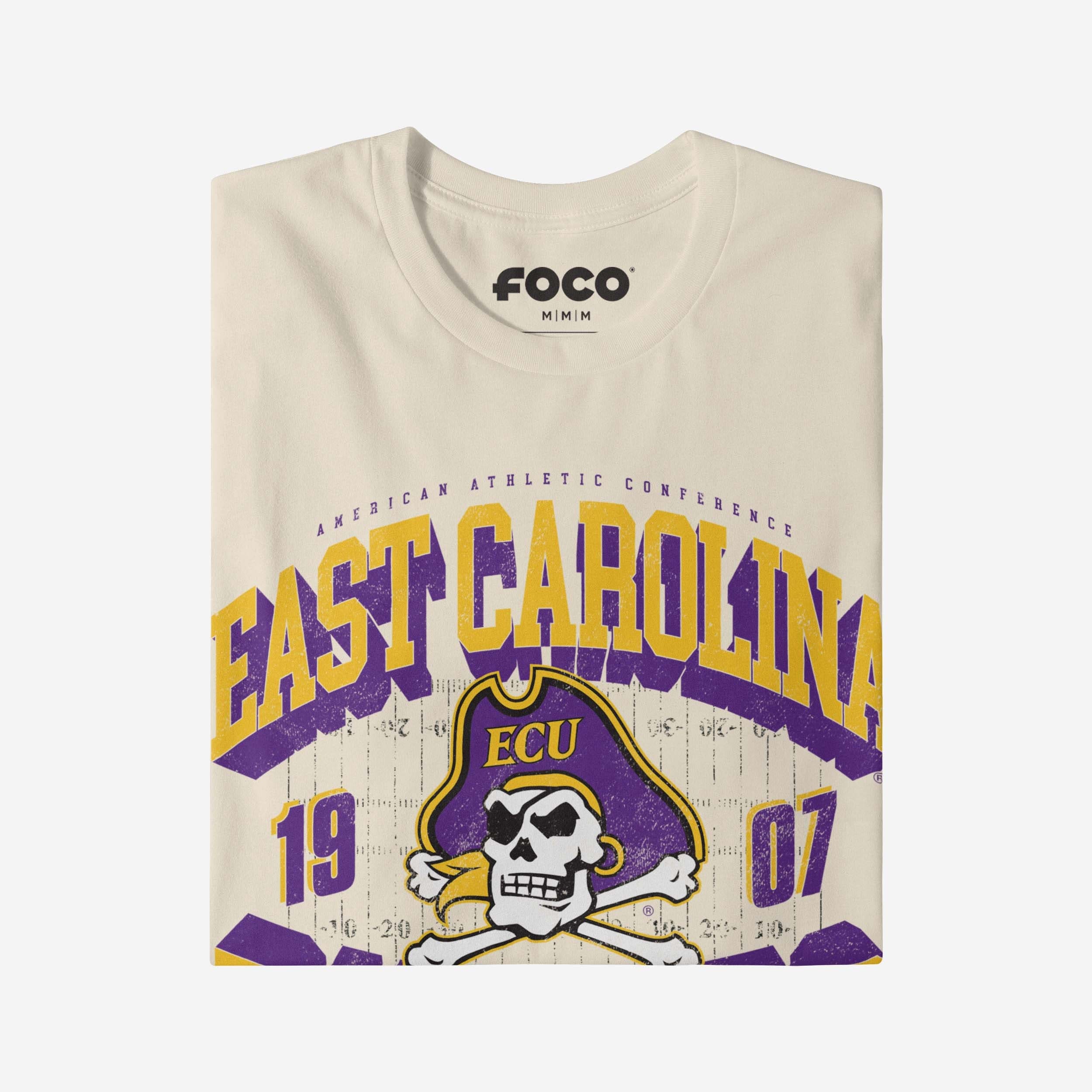 East Carolina Pirates Field Arched Wordmark T-Shirt - Image 4