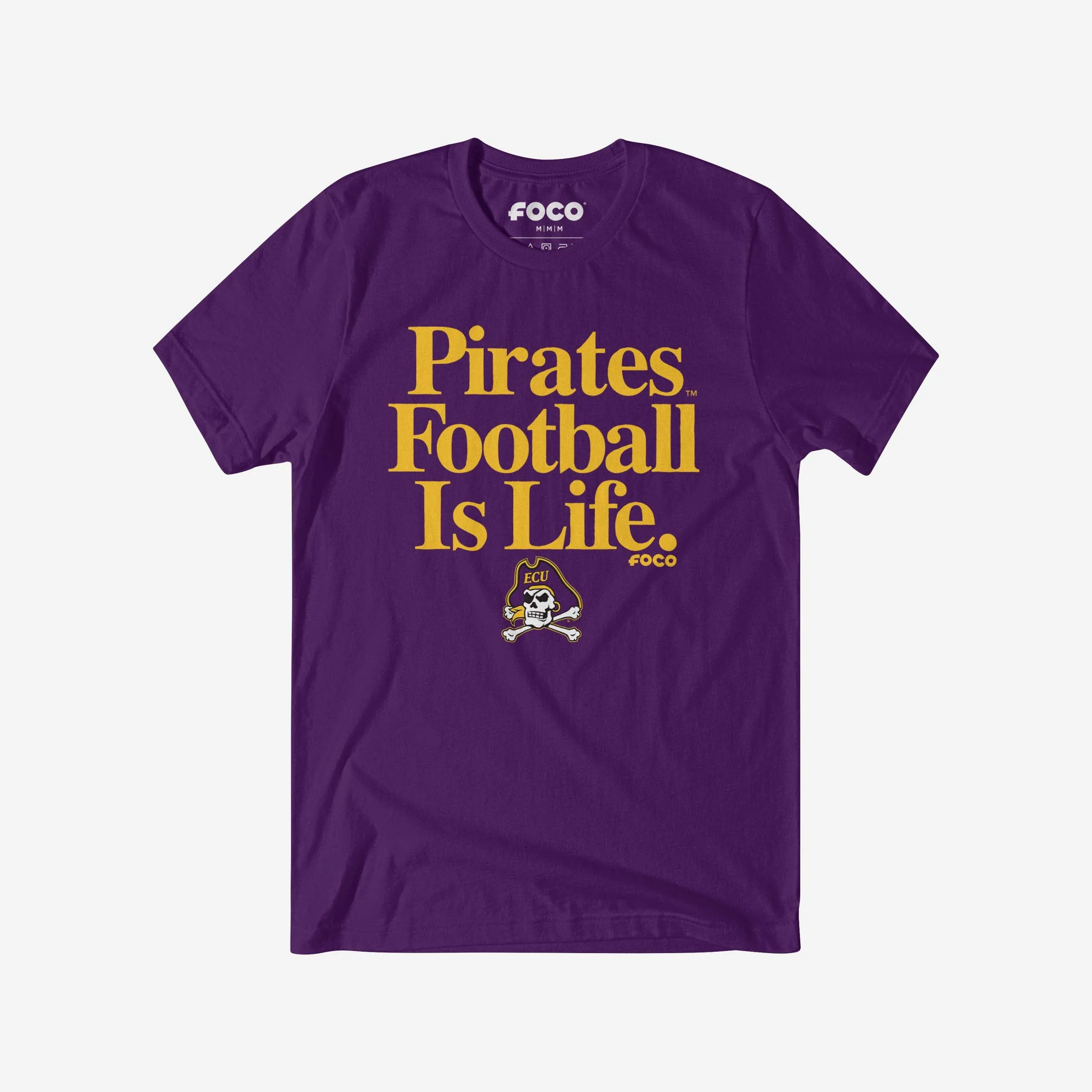 East Carolina Pirates Football is Life T-Shirt
