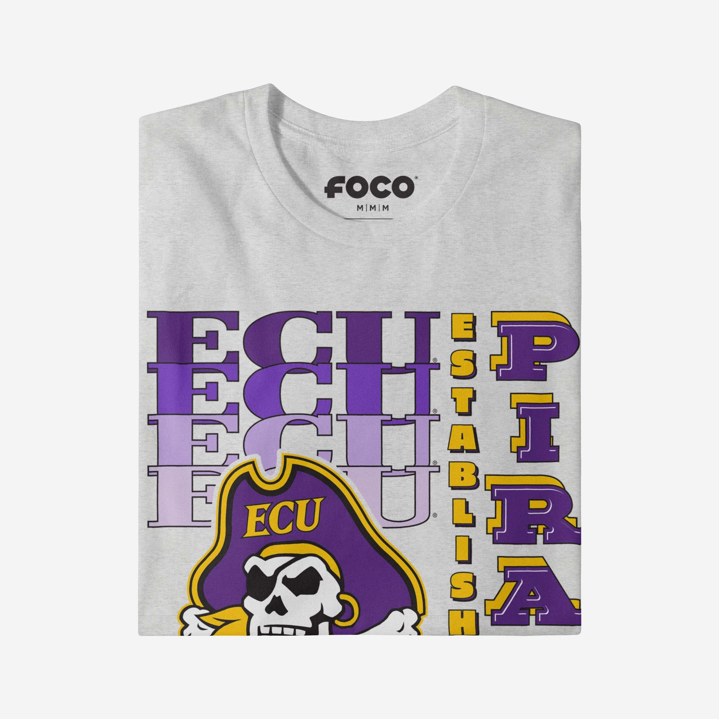 East Carolina Pirates Gradient Wordmark T-Shirt - Image 3
