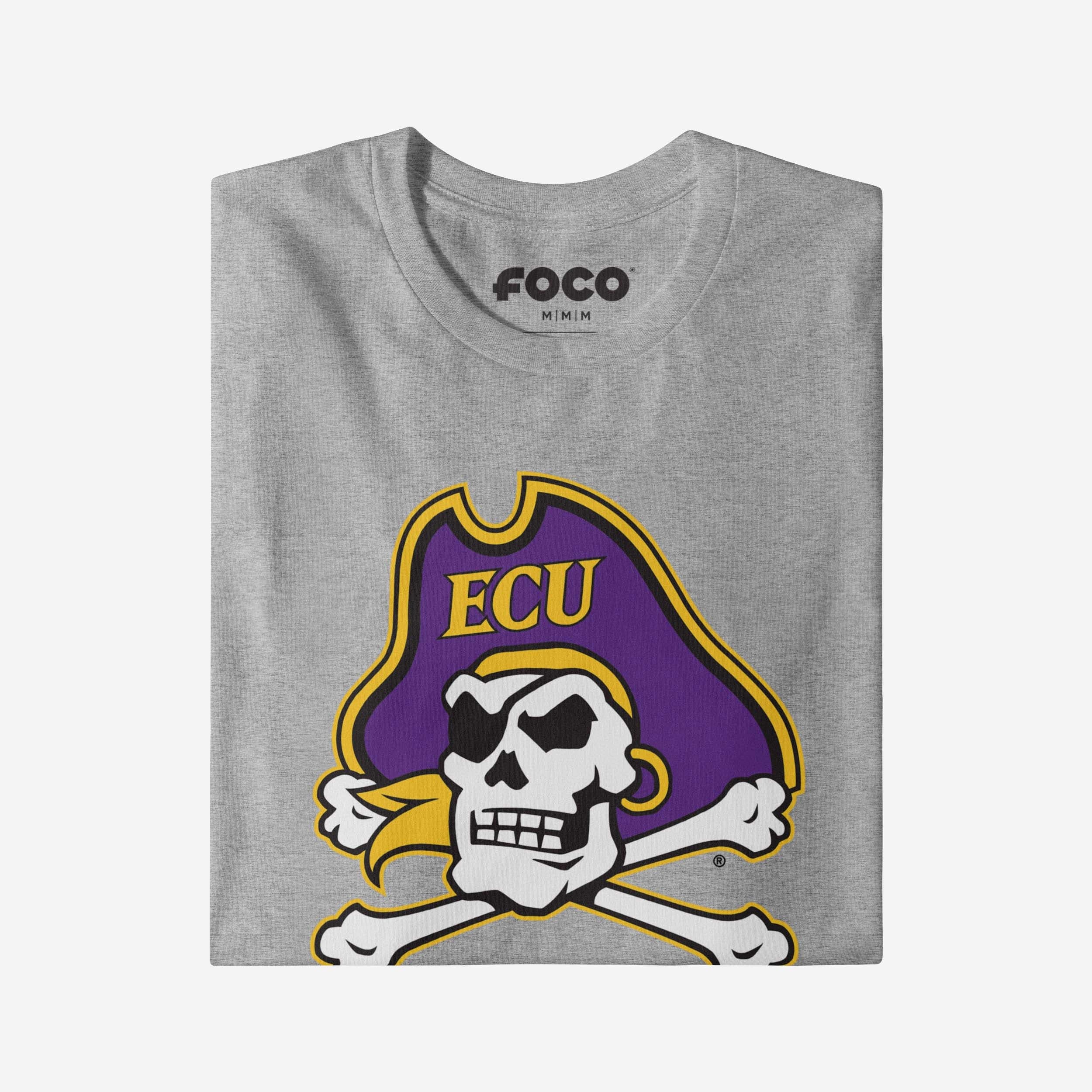 East Carolina Pirates Primary Logo Long Sleeve T-Shirt - Image 3