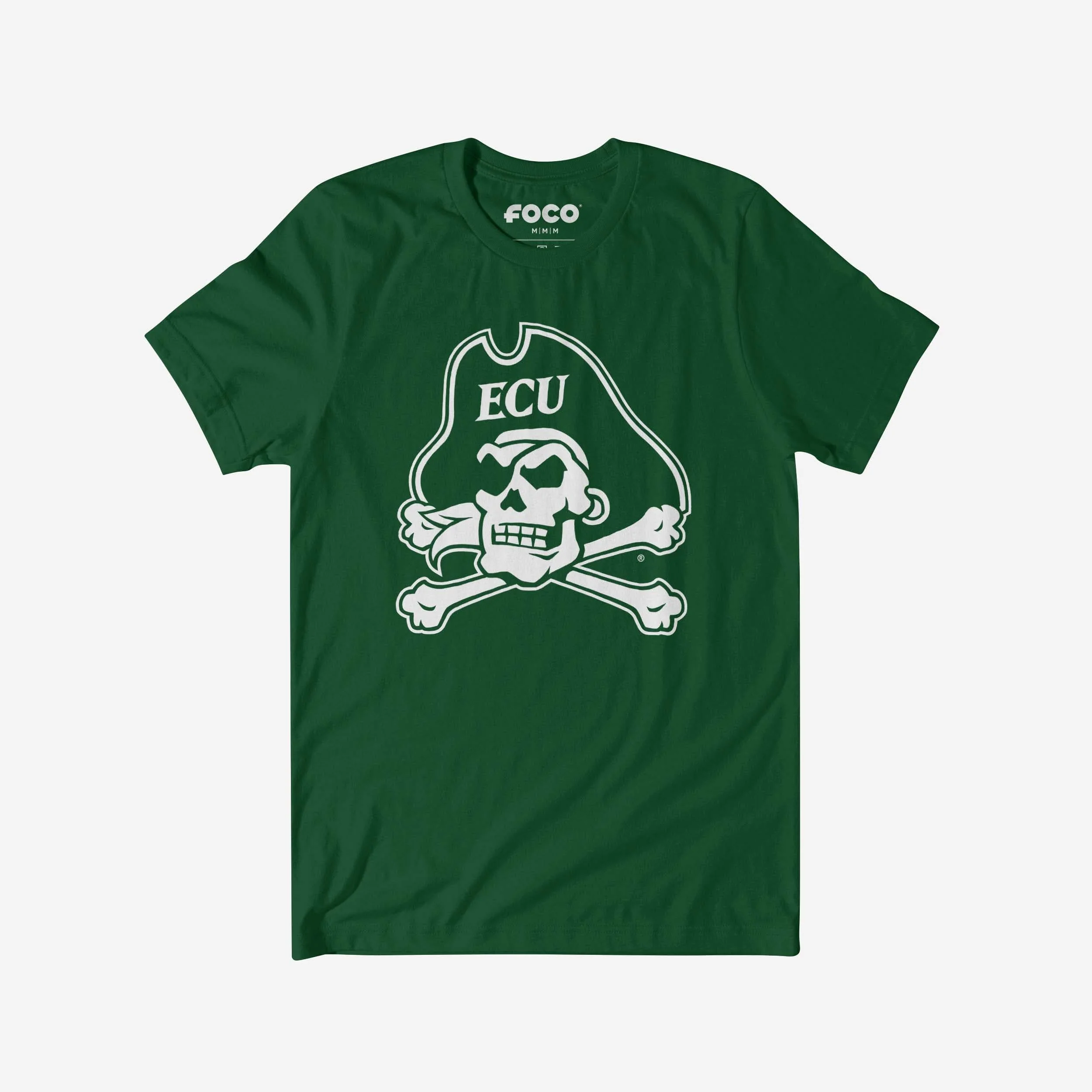 East Carolina Pirates White Logo T-Shirt