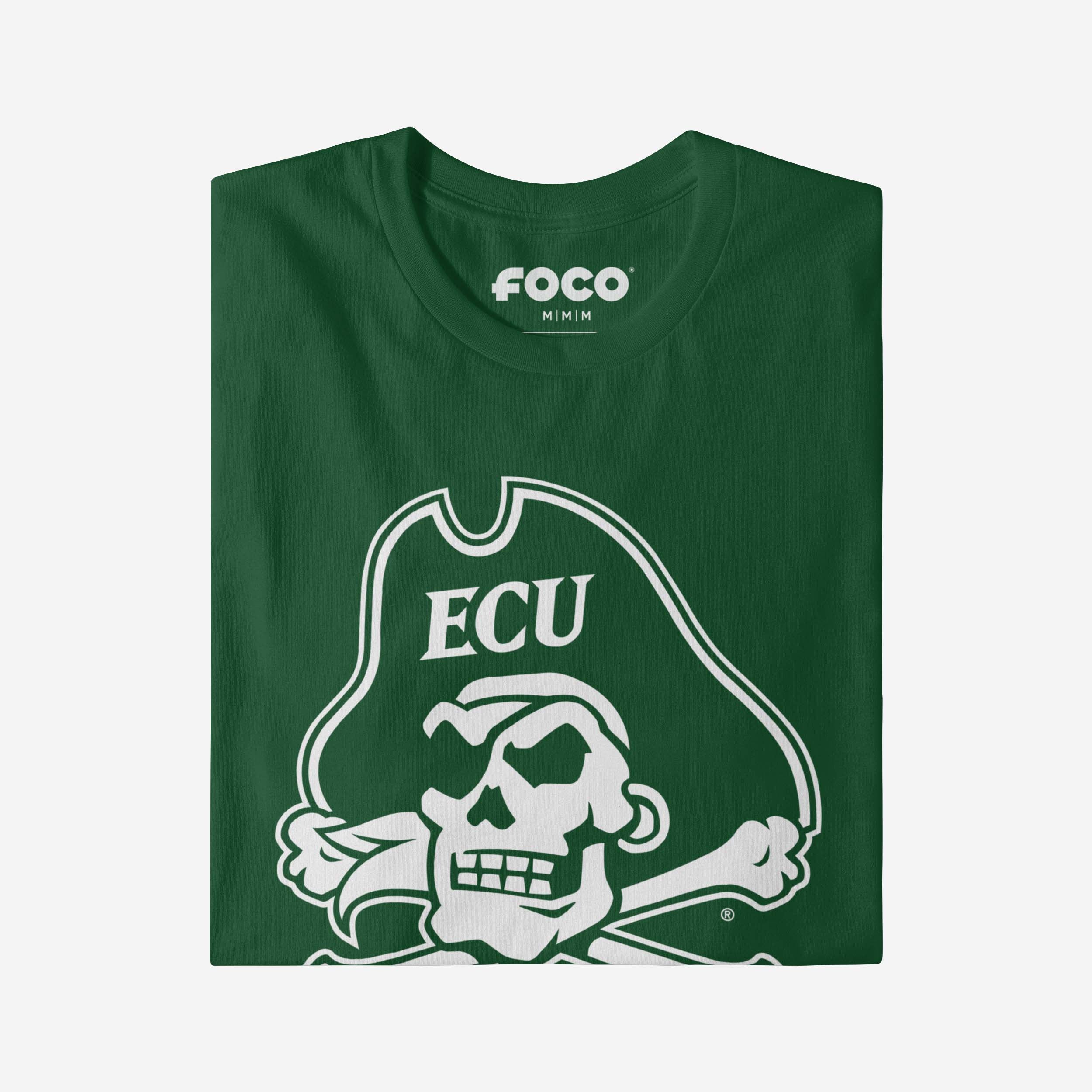 East Carolina Pirates White Logo T-Shirt - Image 4