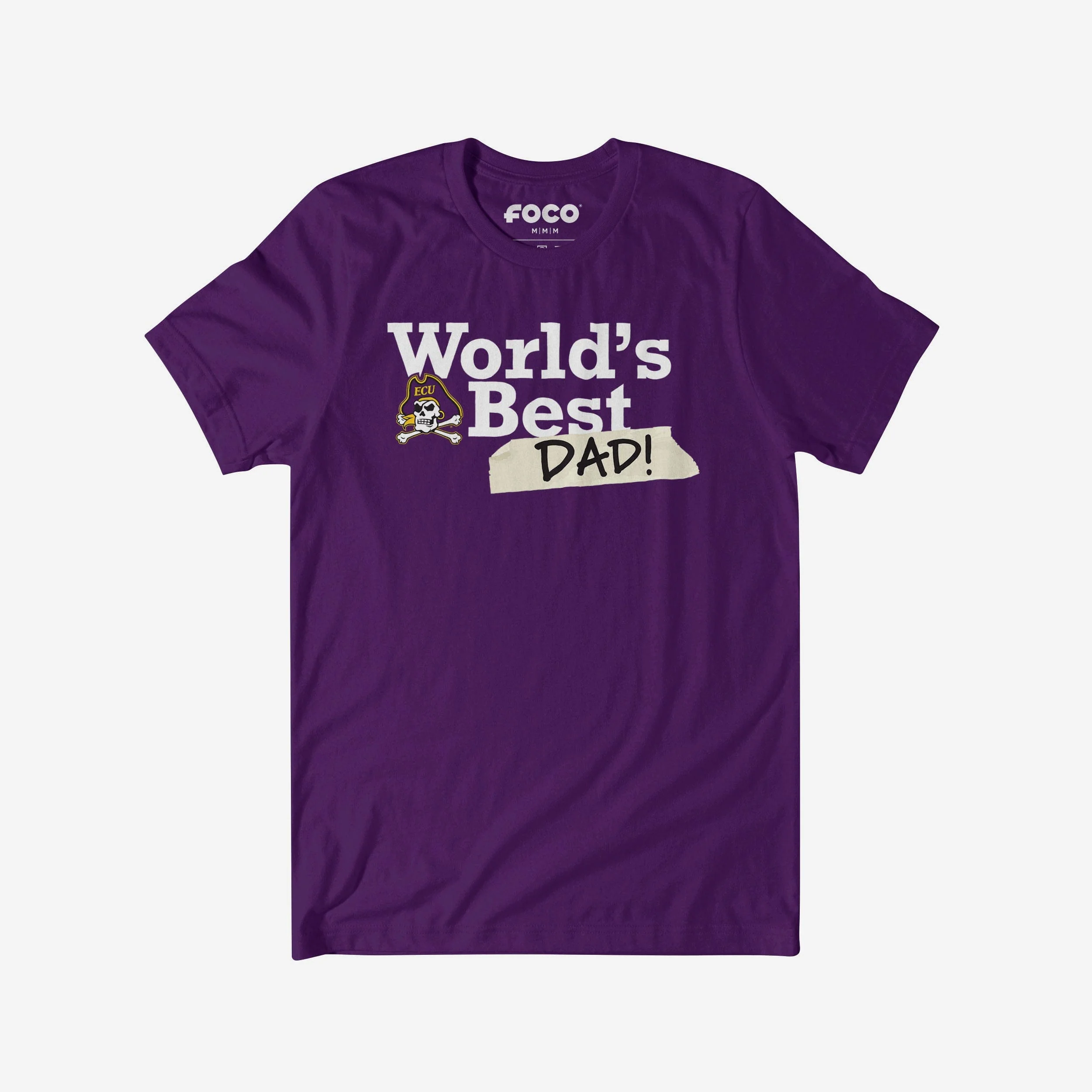 East Carolina Pirates World's Best Dad T-Shirt