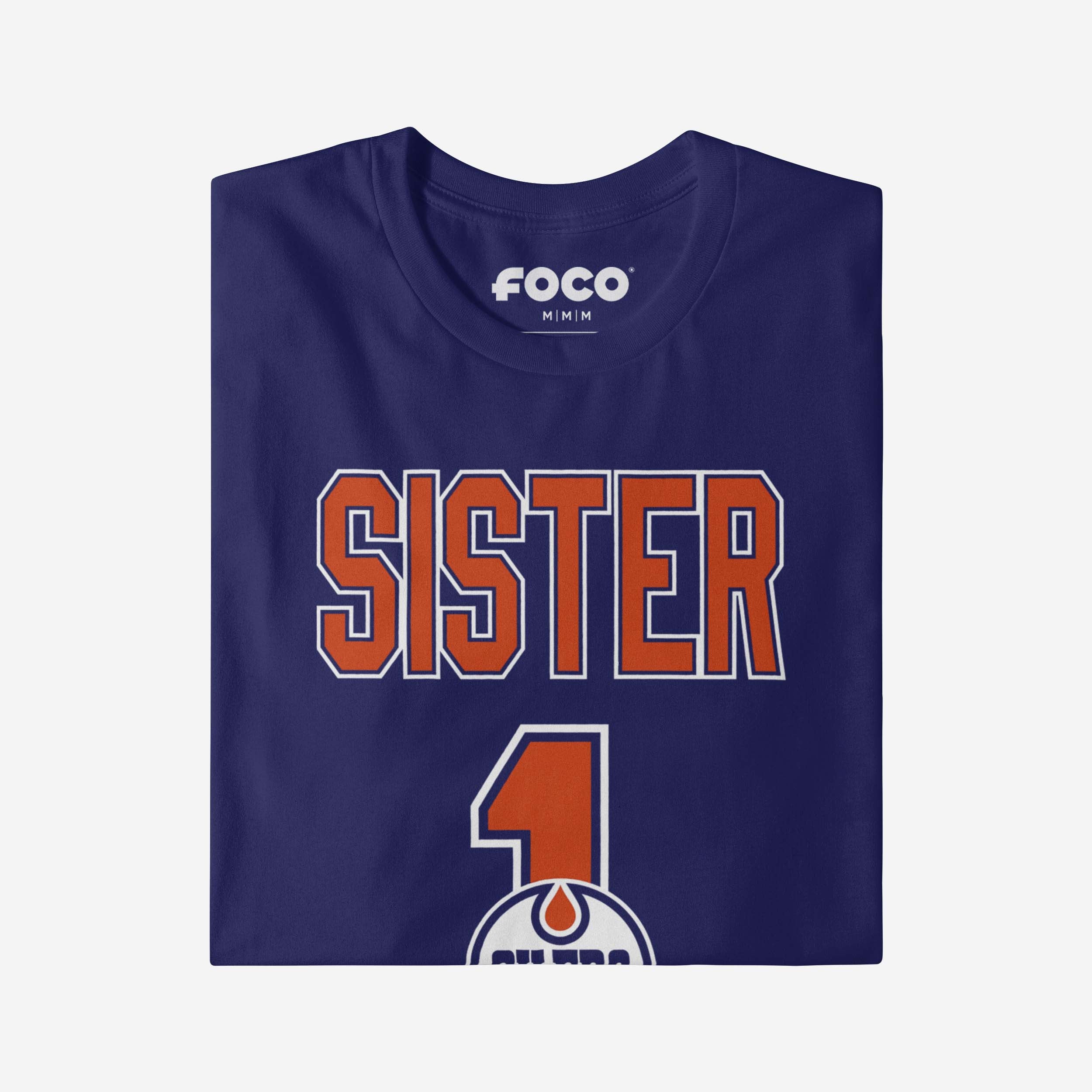 Edmonton Oilers Number 1 Sister T-Shirt - Image 3