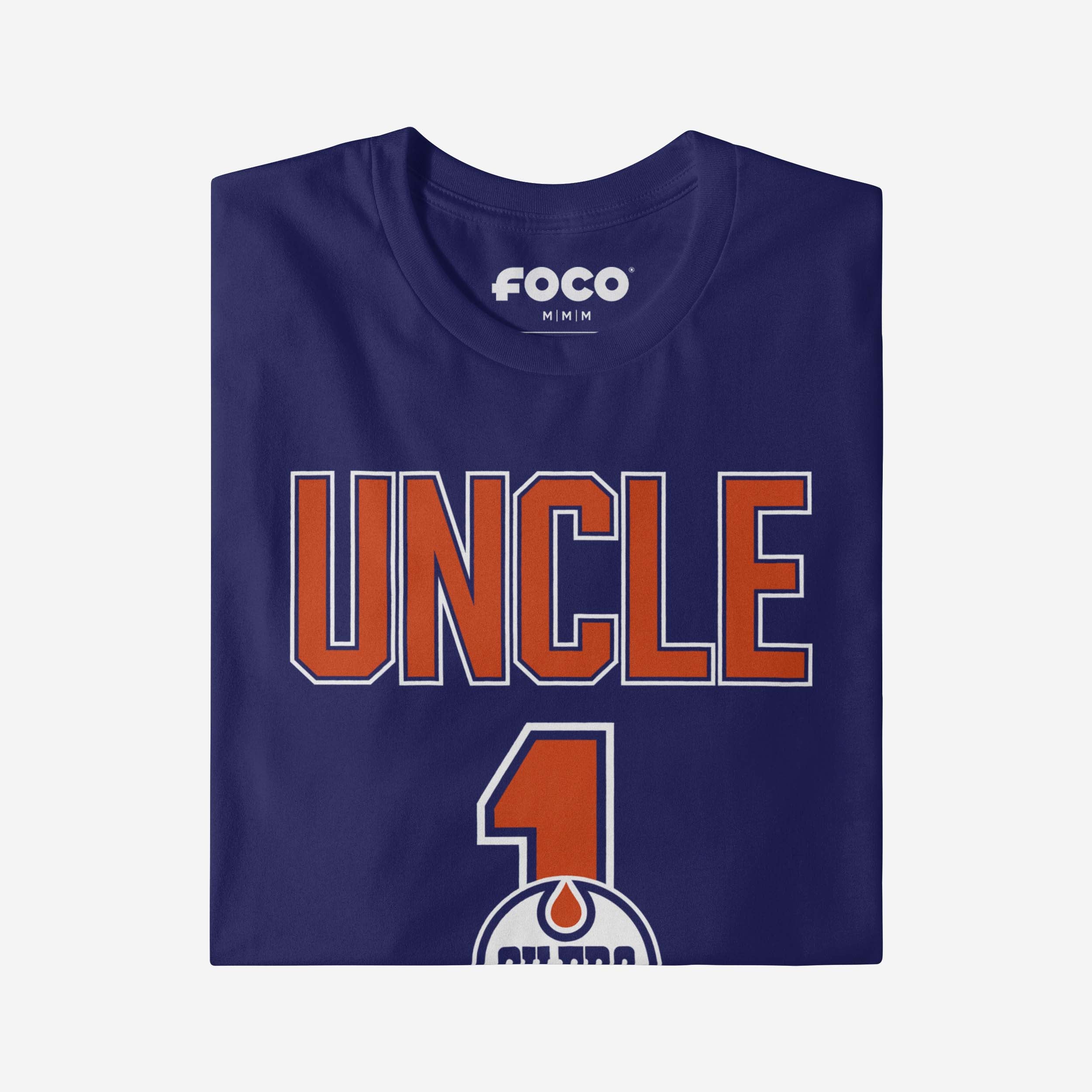Edmonton Oilers Number 1 Uncle T-Shirt - Image 3