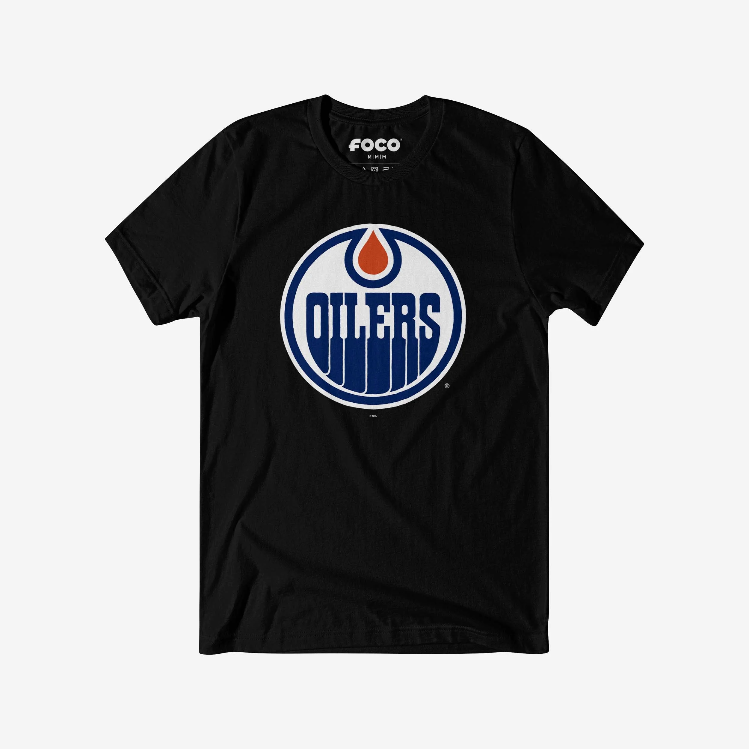 Edmonton Oilers Primary Logo T-Shirt - Image 7