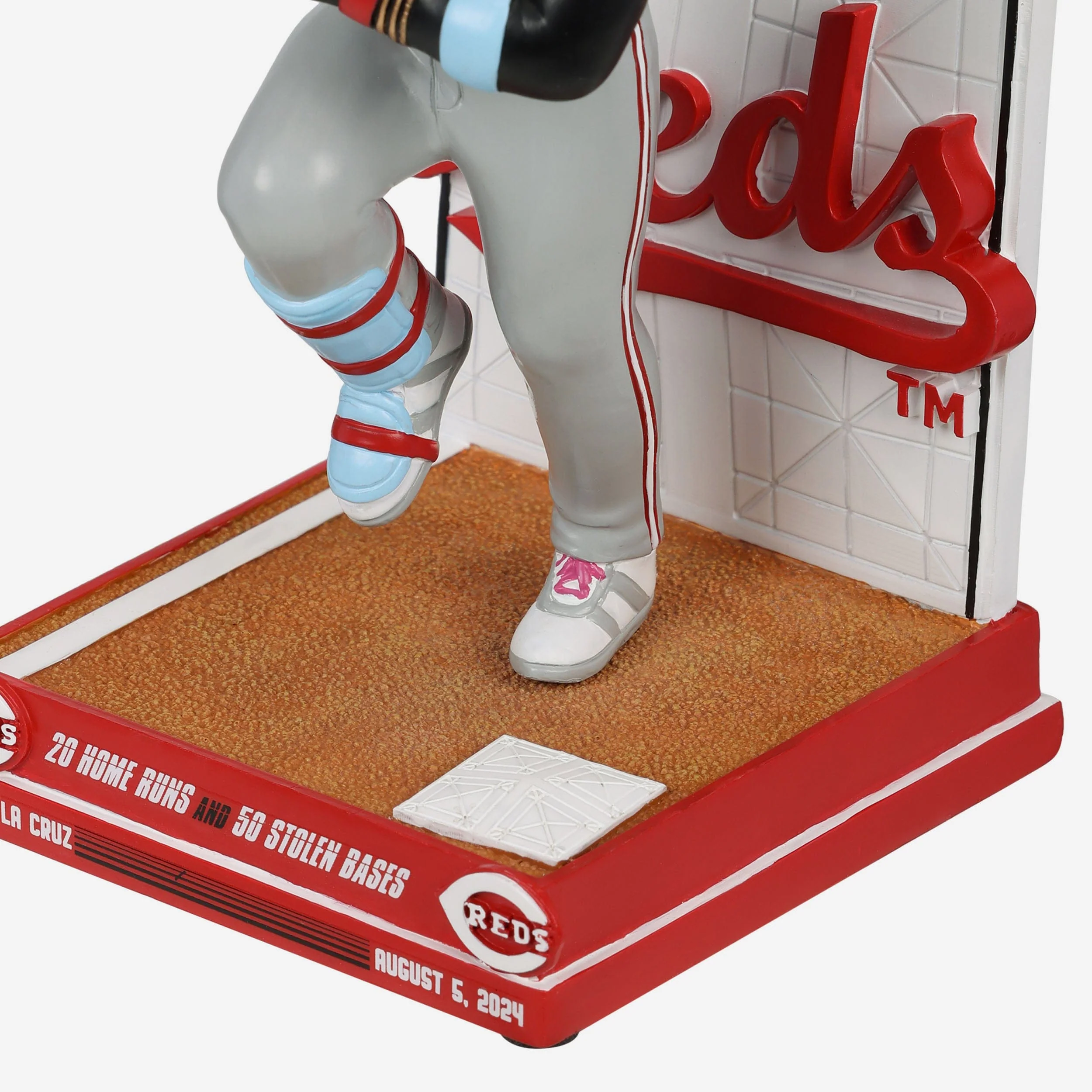 Elly De La Cruz Cincinnati Reds 20 Home Runs & 50 Stolen Bases Bobblehead - Image 3