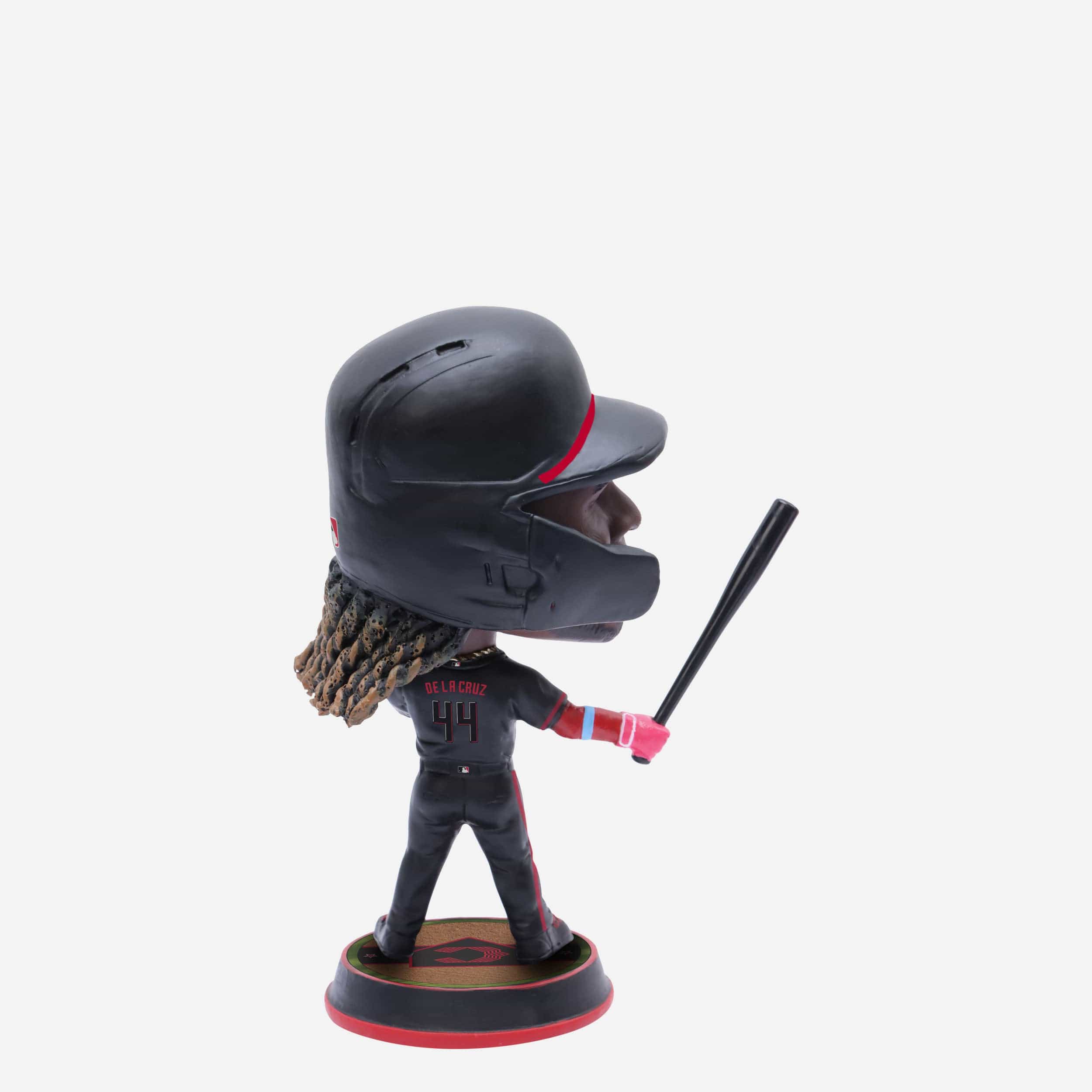 Elly De La Cruz Cincinnati Reds 2023 City Connect Field Stripe Mini Bighead Bobblehead - Image 5
