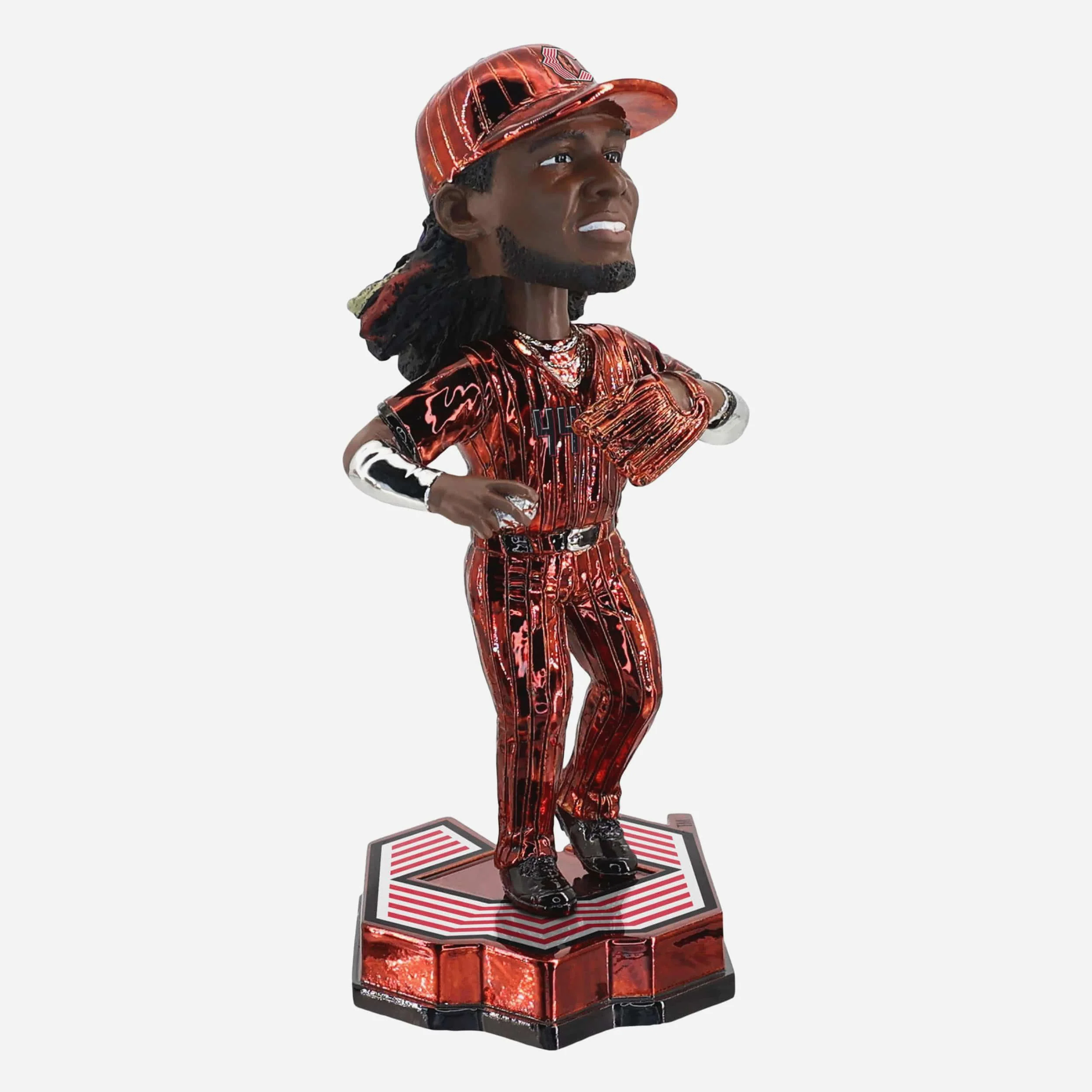 Elly De La Cruz Cincinnati Reds 2026 City Connect Electroplated Bobblehead - Image 4