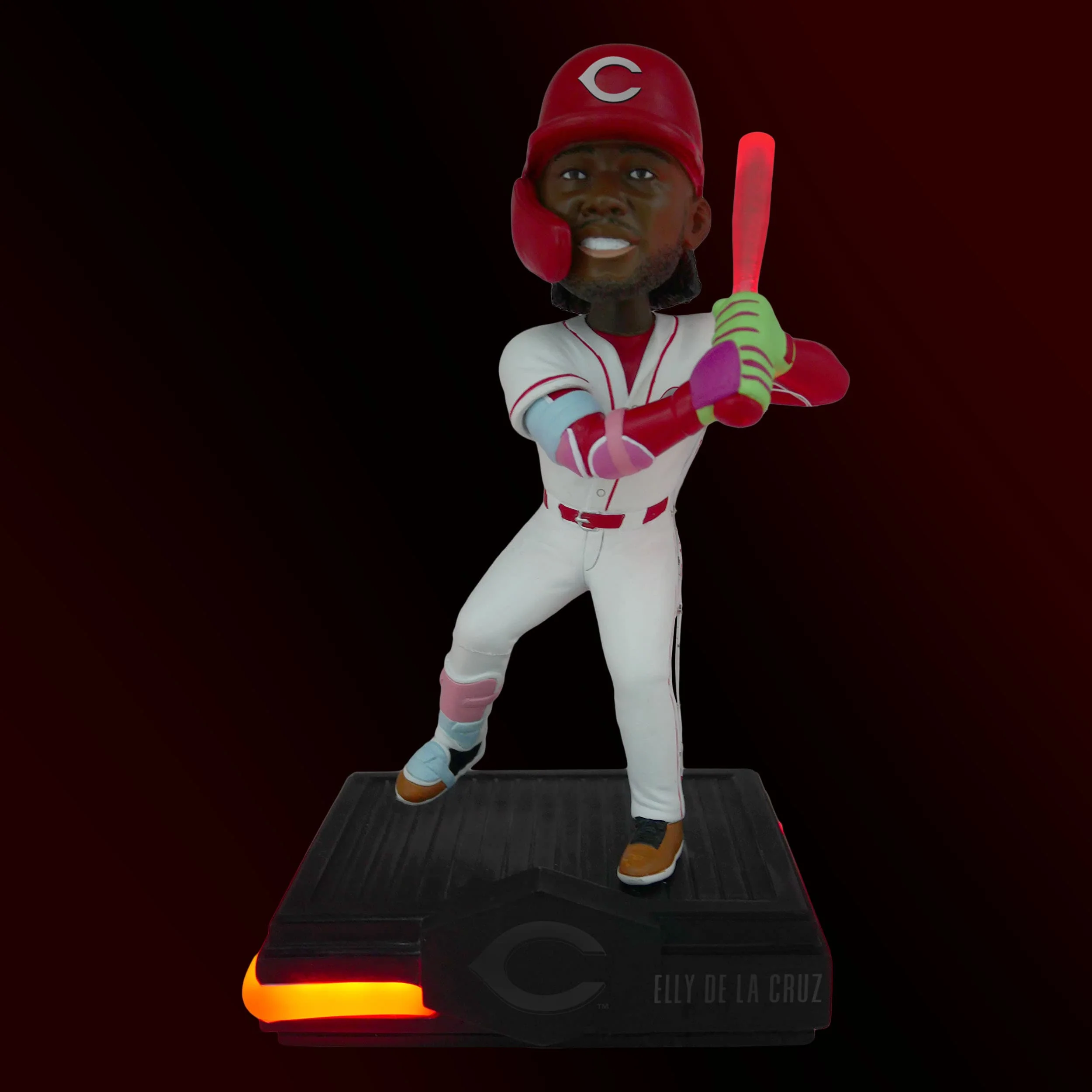 Elly De La Cruz Cincinnati Reds 2026 Light Up Bat Bobblehead - Image 2