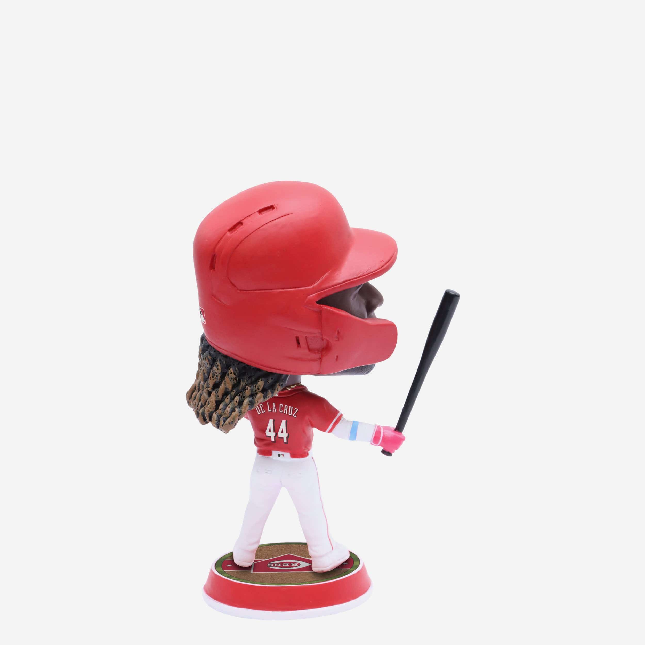 Elly De La Cruz Cincinnati Reds Alternate Uniform Field Stripe Mini Bighead Bobblehead - Image 5