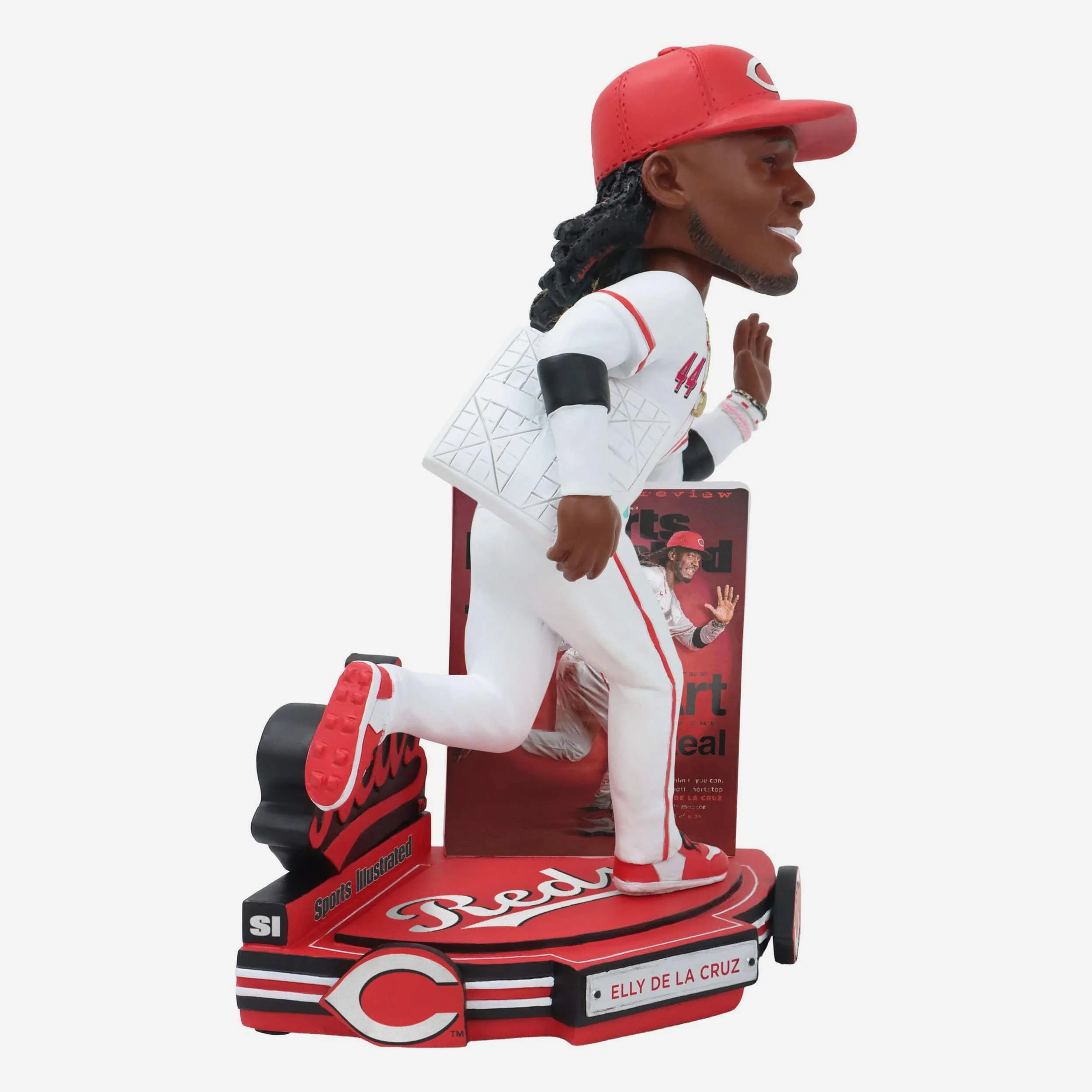 Elly De La Cruz Cincinnati Reds Art of the Steal Sports Illustrated Kids Cover Bobblehead - Image 5
