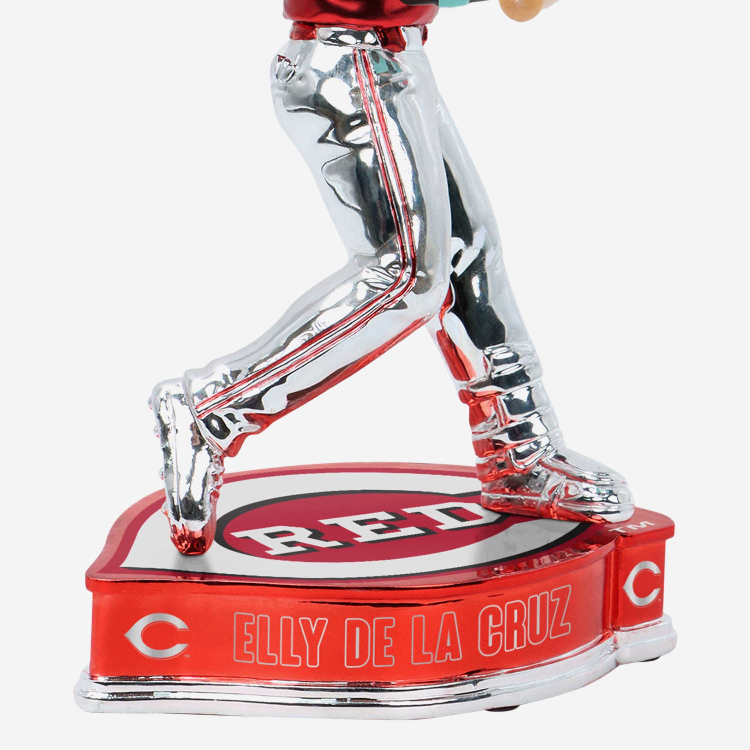 Elly De La Cruz Cincinnati Reds Electroplated Bobblehead - Image 3
