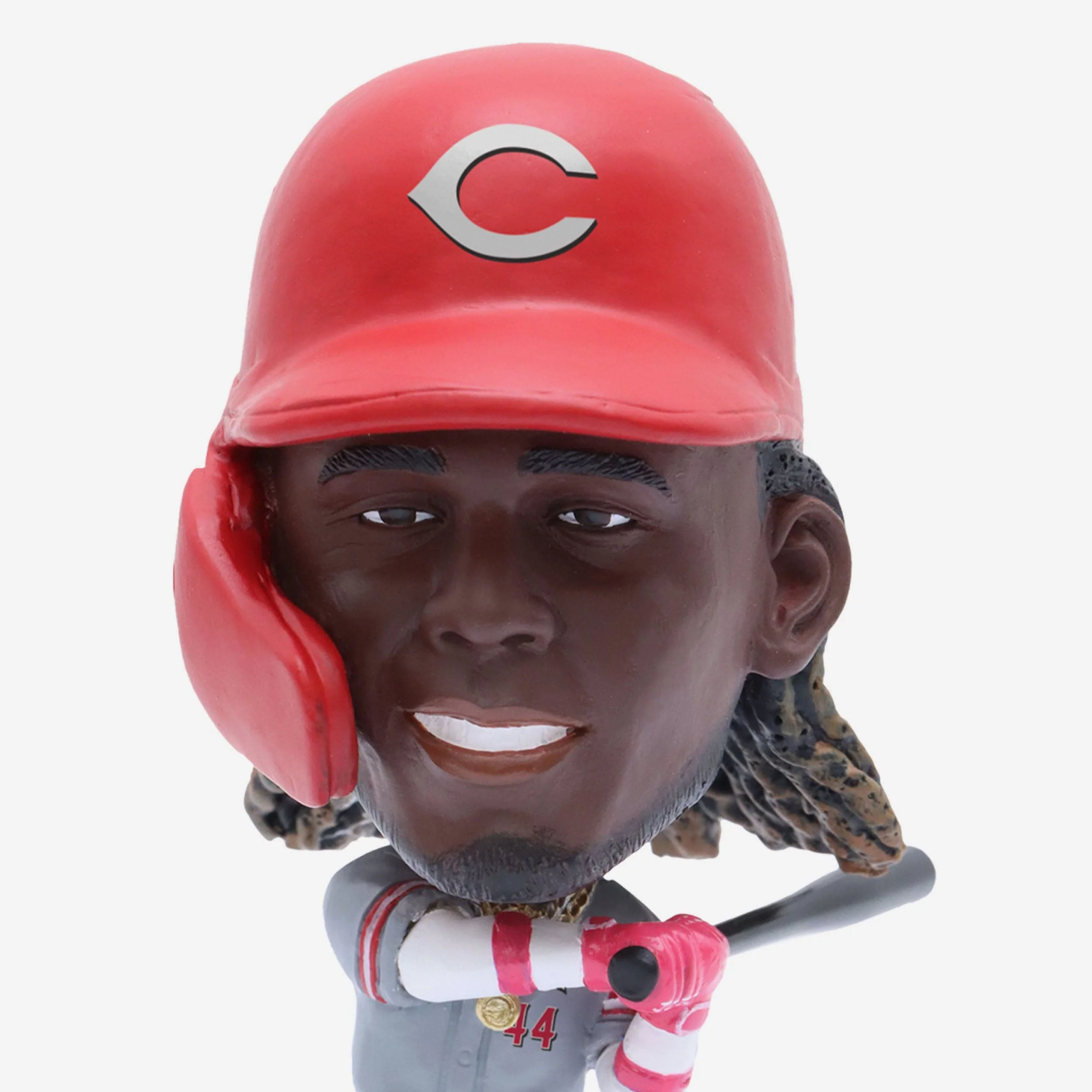 Elly De La Cruz Cincinnati Reds Field Stripe Away Uniform Mini Bighead Bobblehead - Image 2