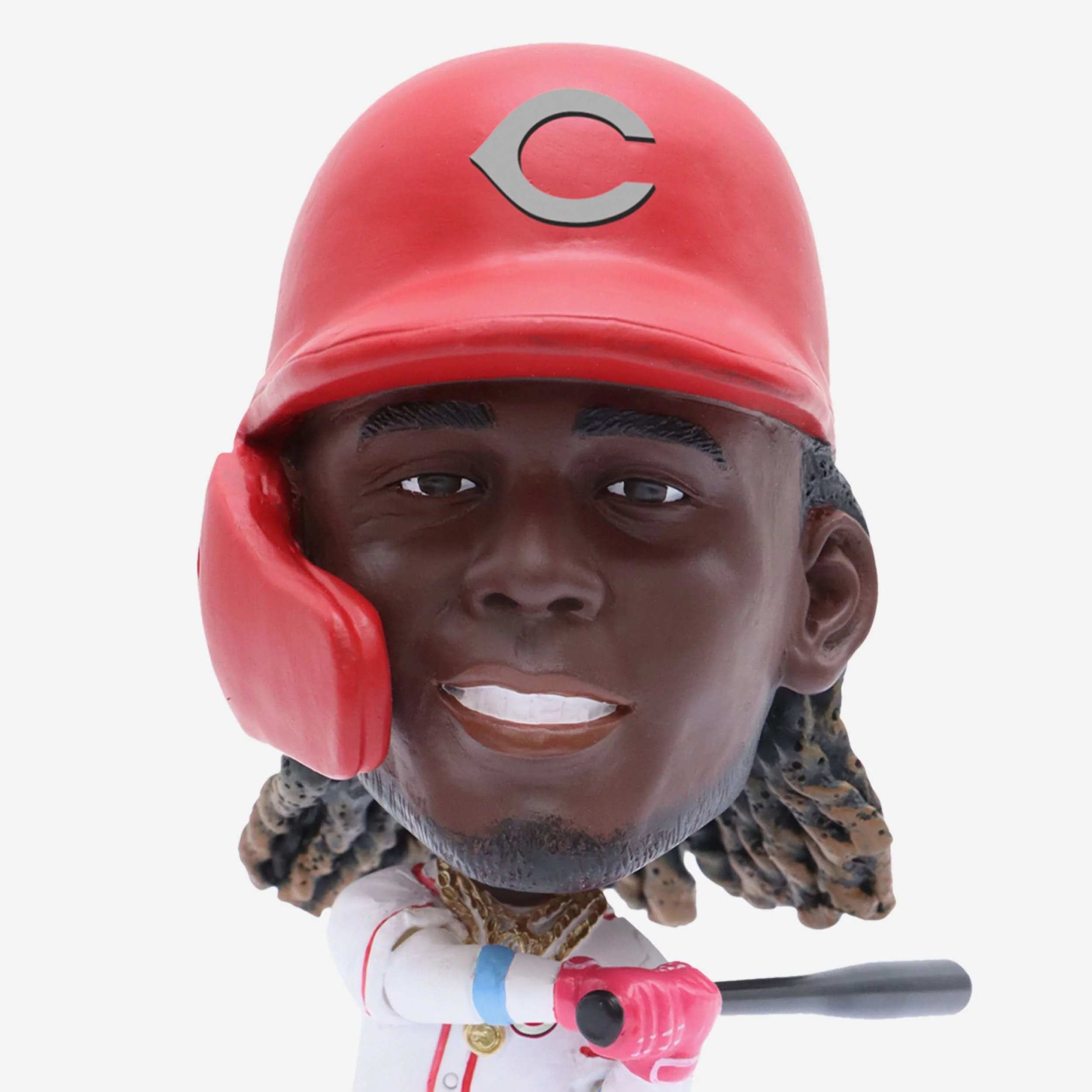 Elly De La Cruz Cincinnati Reds Field Stripe Mini Bighead Bobblehead - Image 2