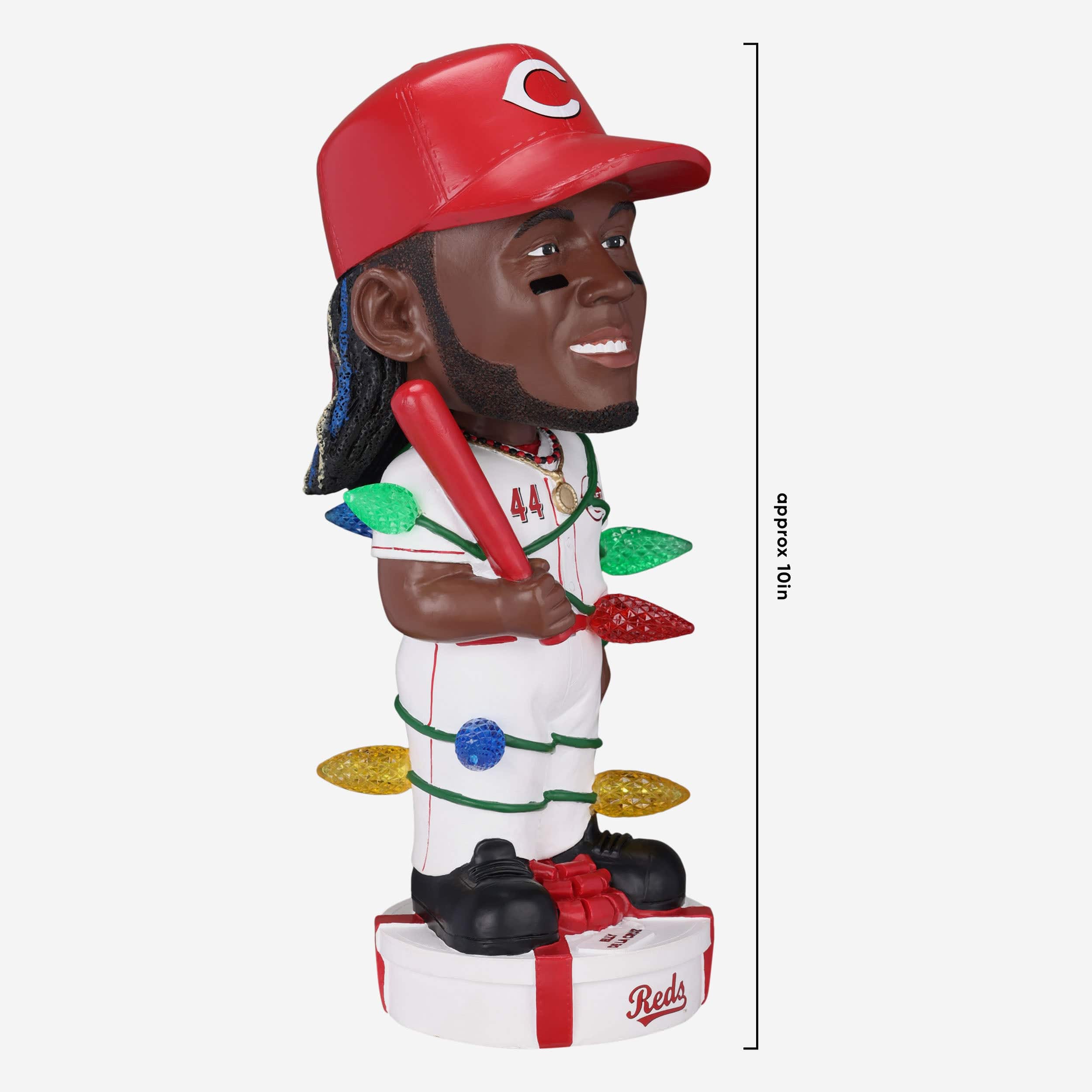 Elly De La Cruz Cincinnati Reds Holiday Lights Bobblehead - Image 5