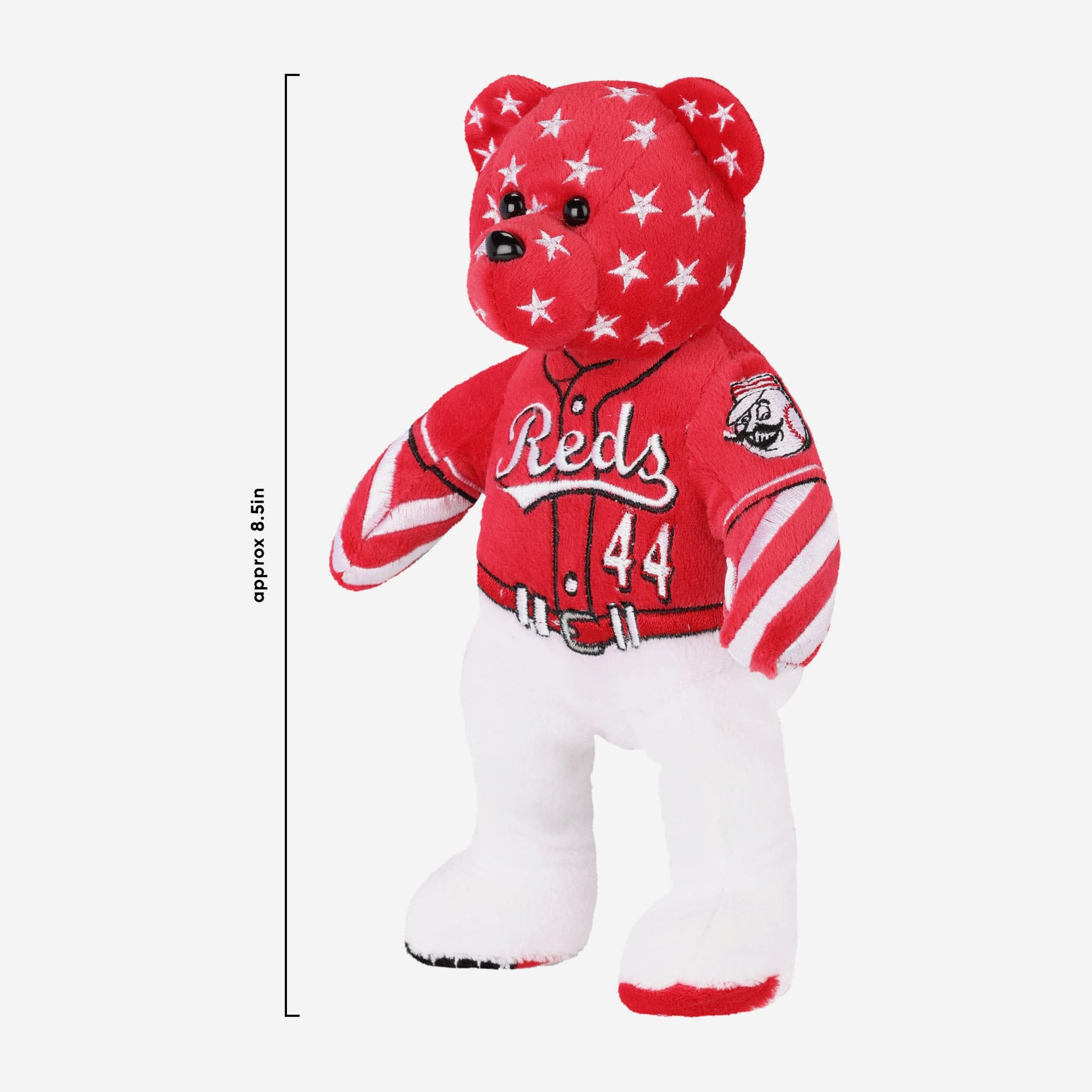 Elly De La Cruz Cincinnati Reds Independence Day Team Beans Embroidered Player Bear - Image 3