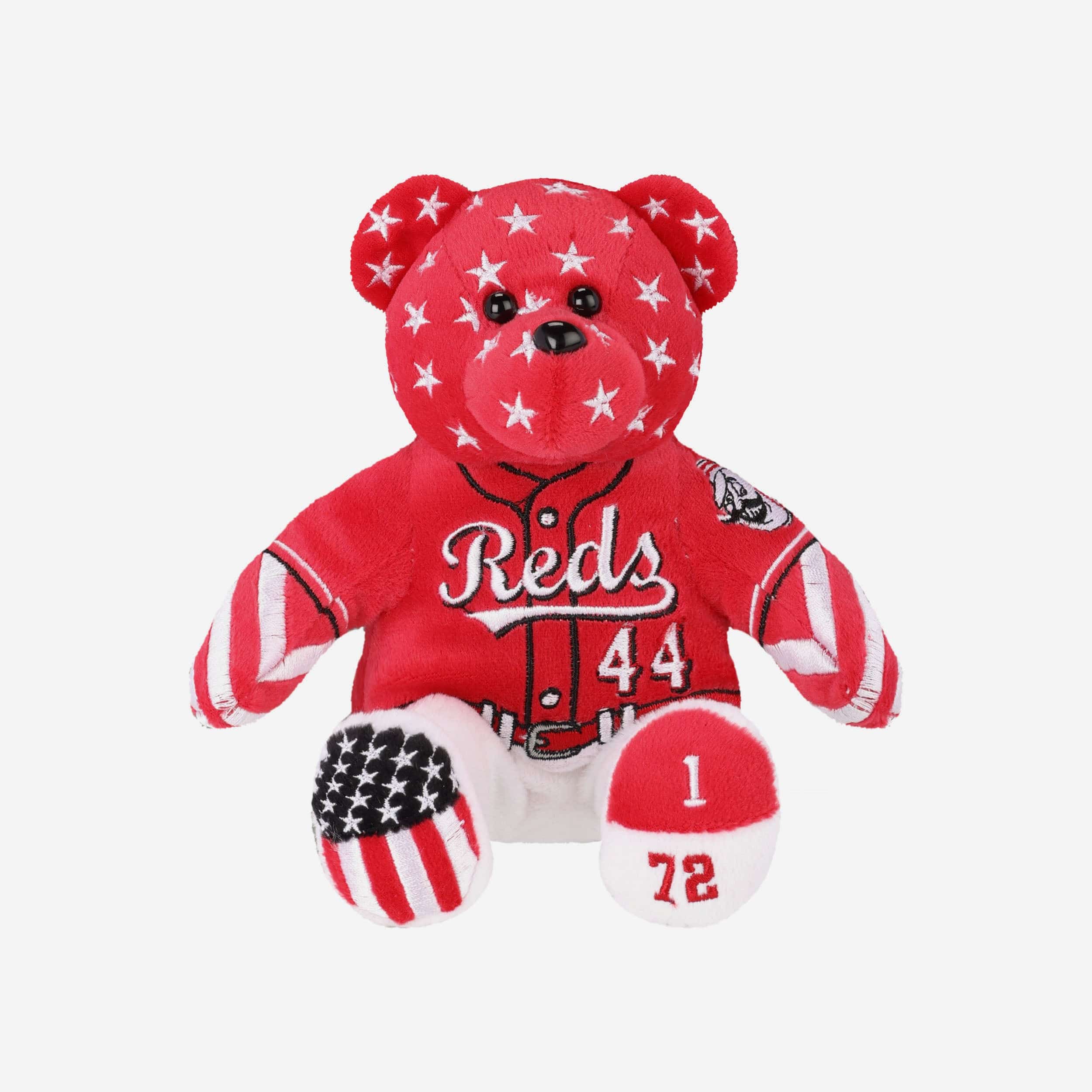 Elly De La Cruz Cincinnati Reds Independence Day Team Beans Embroidered Player Bear - Image 4