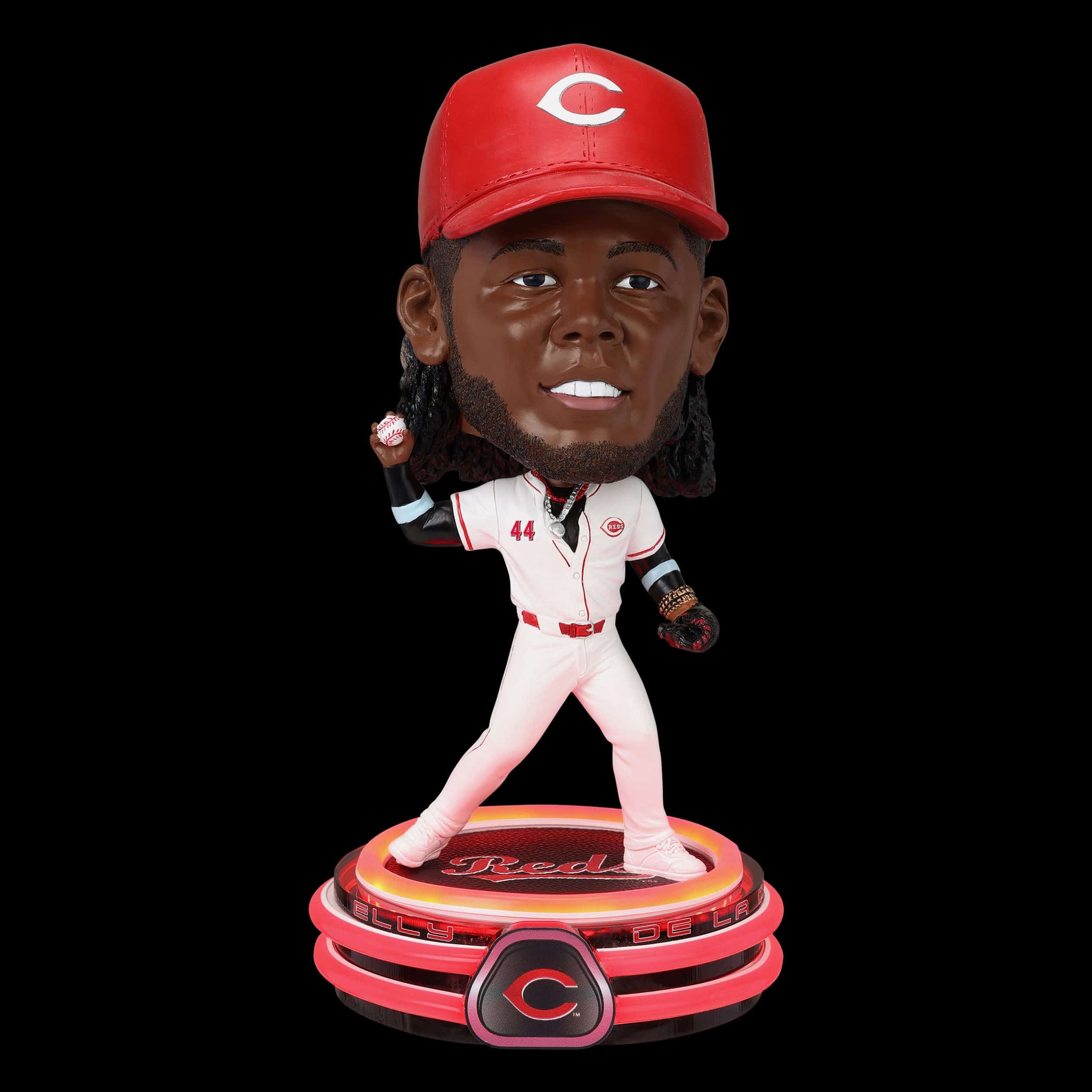 Elly De La Cruz Cincinnati Reds LED Neon Bighead Bobblehead - Image 2