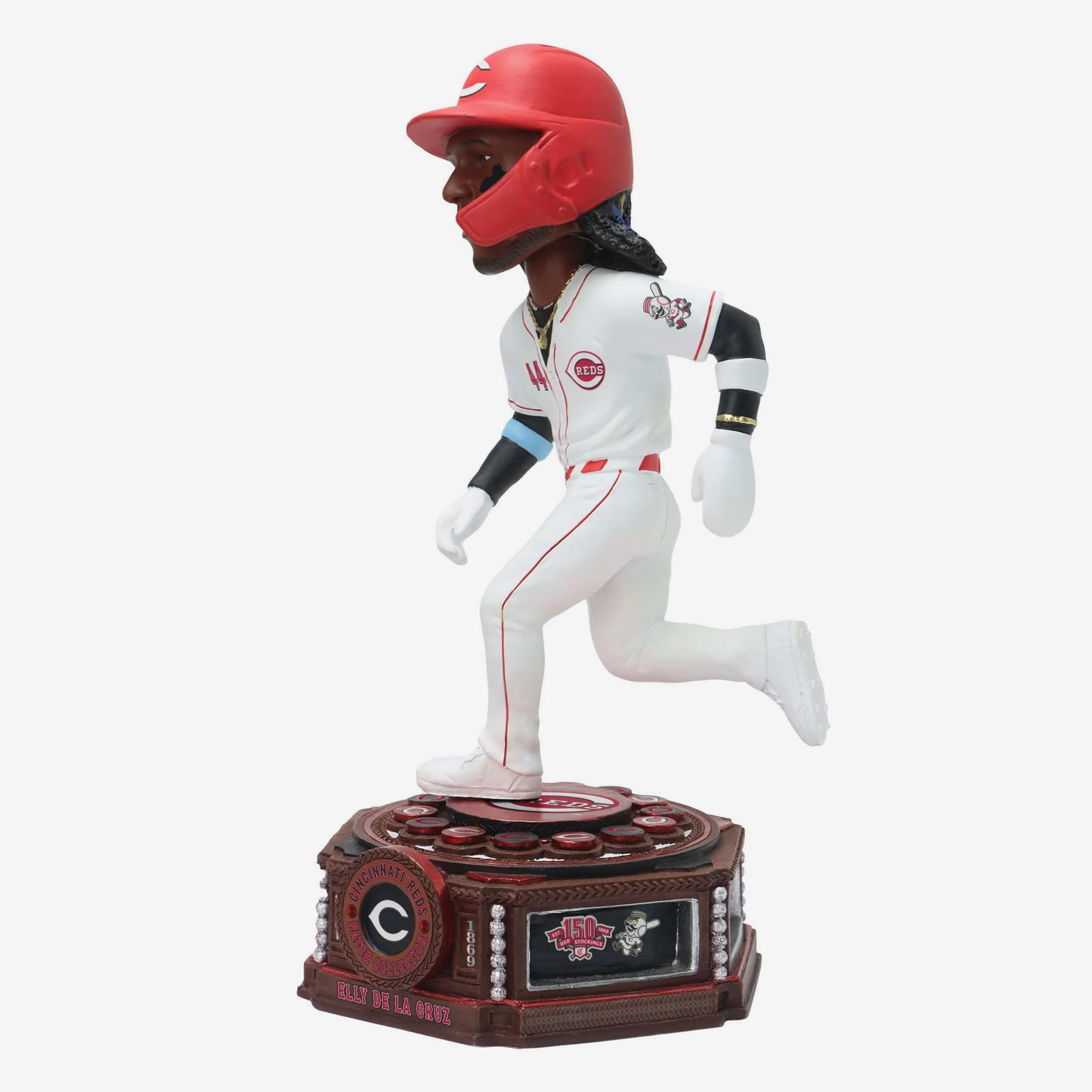 Elly De La Cruz Cincinnati Reds Patch Collection Bobblehead - Image 4