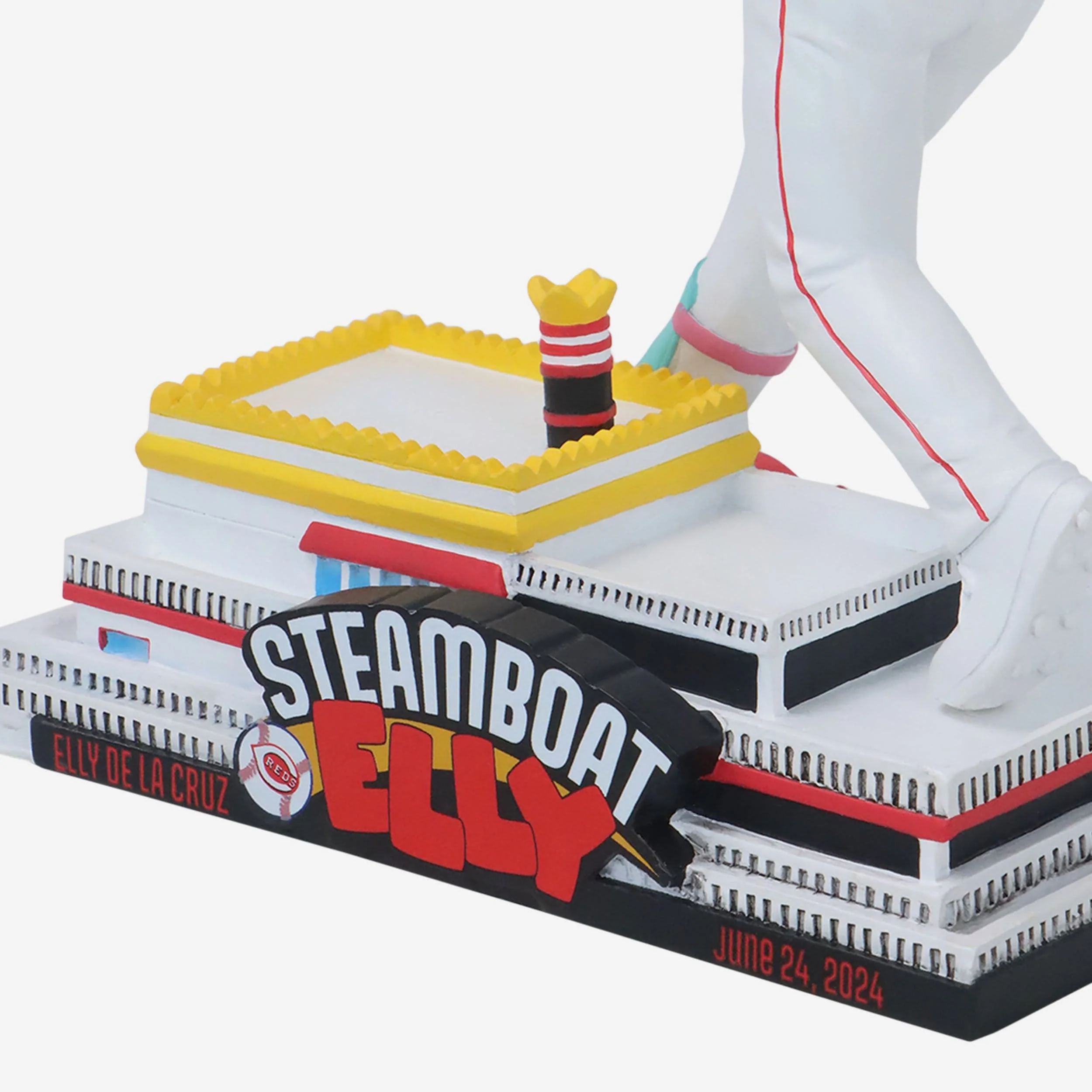 Elly De La Cruz Cincinnati Reds Steamboat Elly Home Run Bobblehead - Image 3
