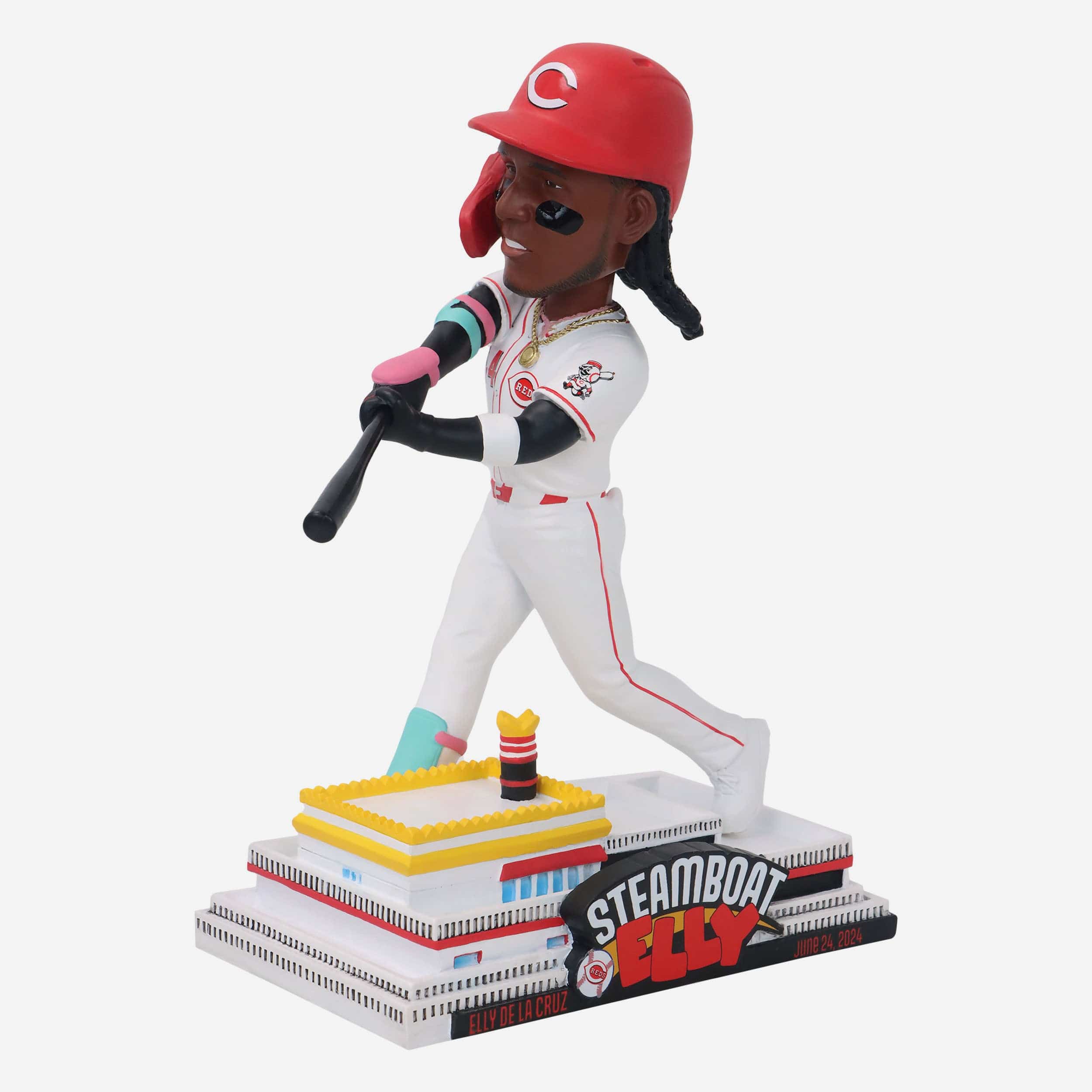 Elly De La Cruz Cincinnati Reds Steamboat Elly Home Run Bobblehead - Image 4