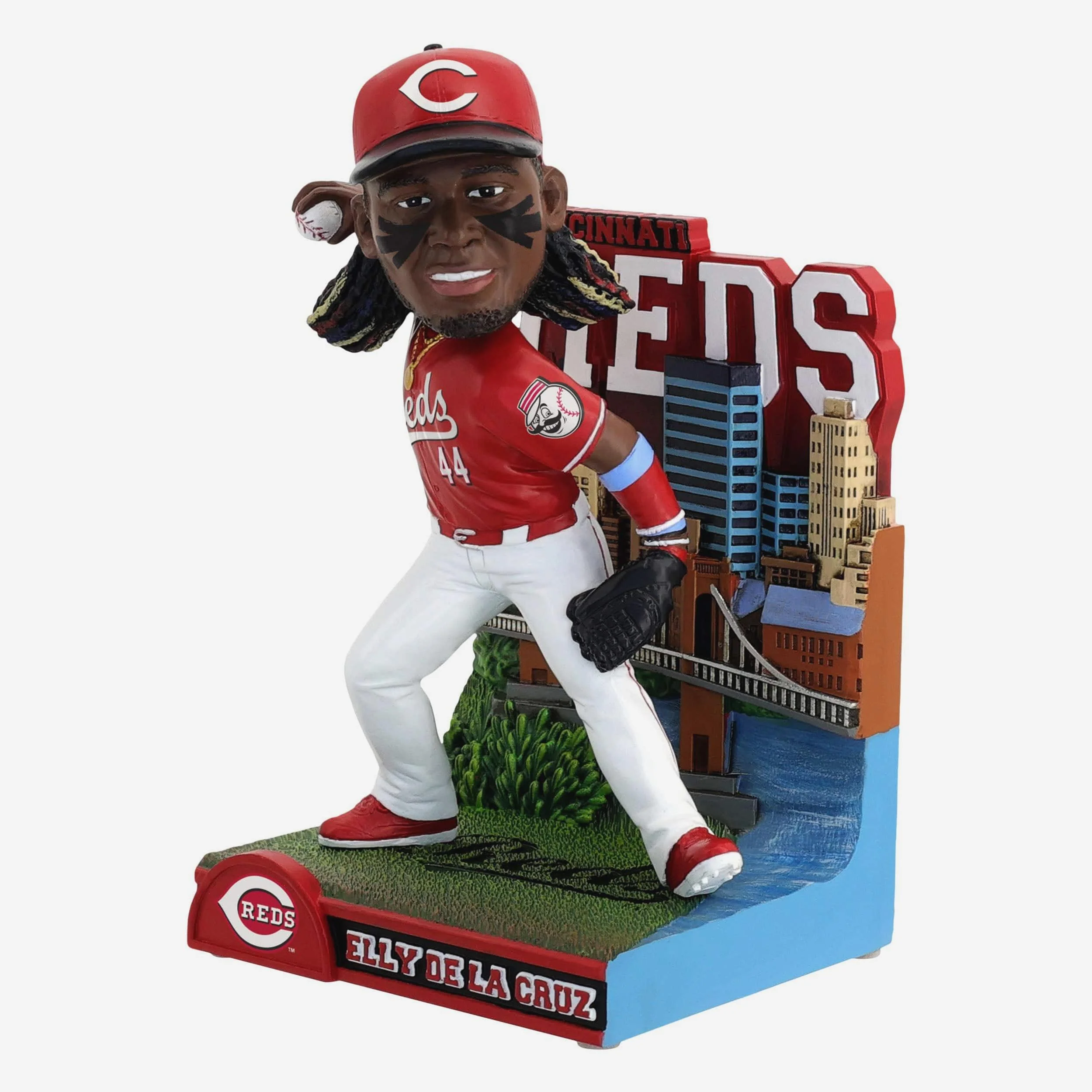 Elly De La Cruz Cincinnati Reds The Queen City Bobblehead - Image 4